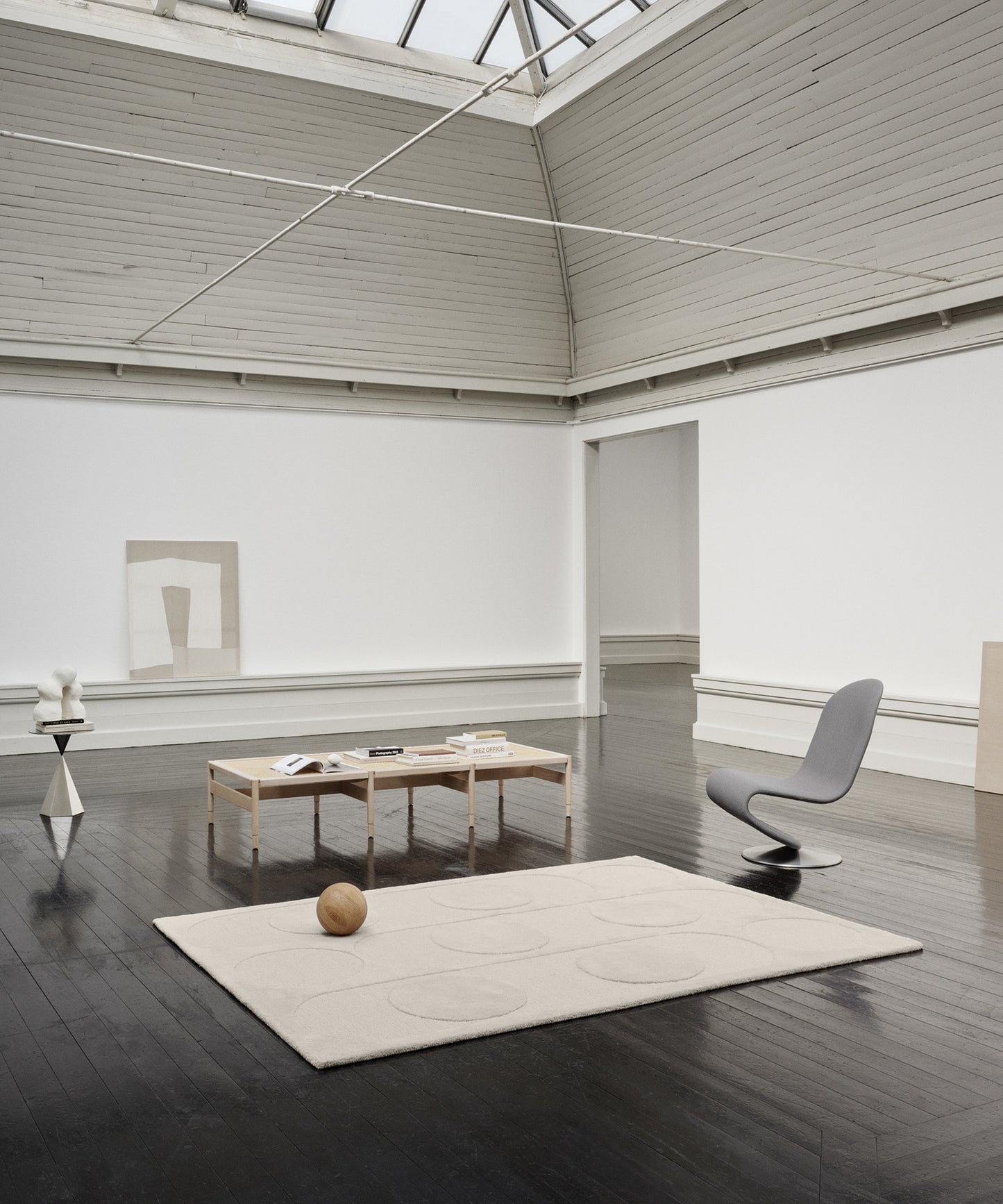 Orb Alliance Rug in Chalk