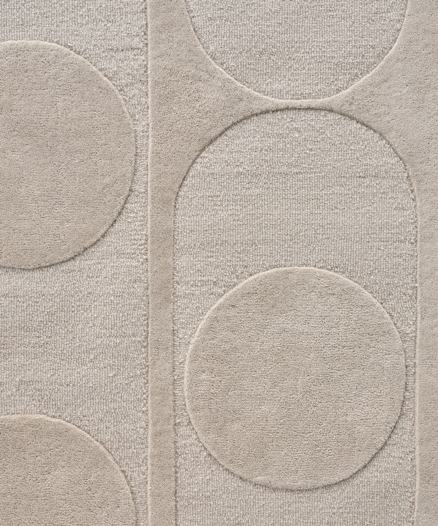 Orb Alliance Rug in Chalk