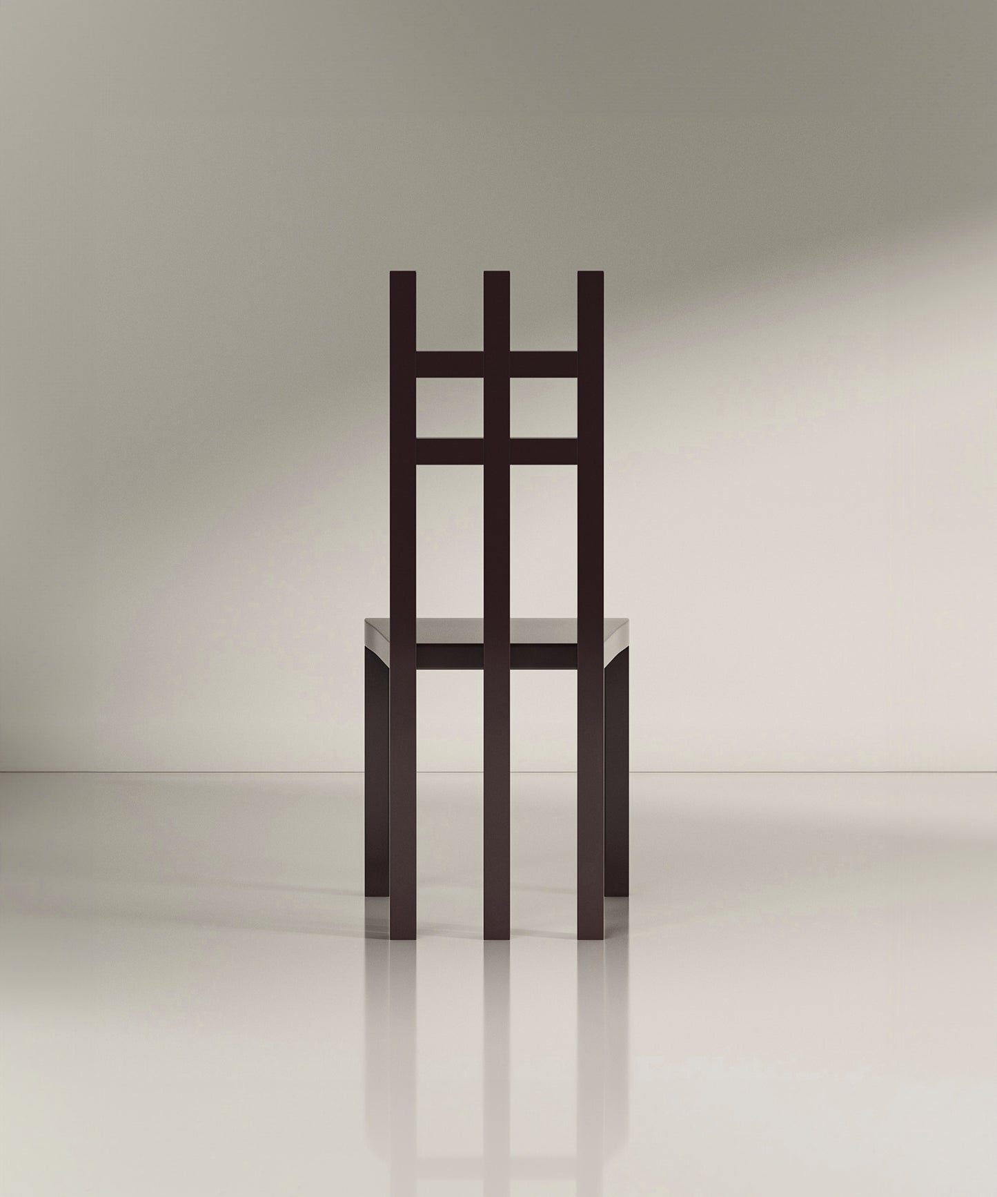 Practice Dining Chair - Solid Oak - Ebony Stain - Sample