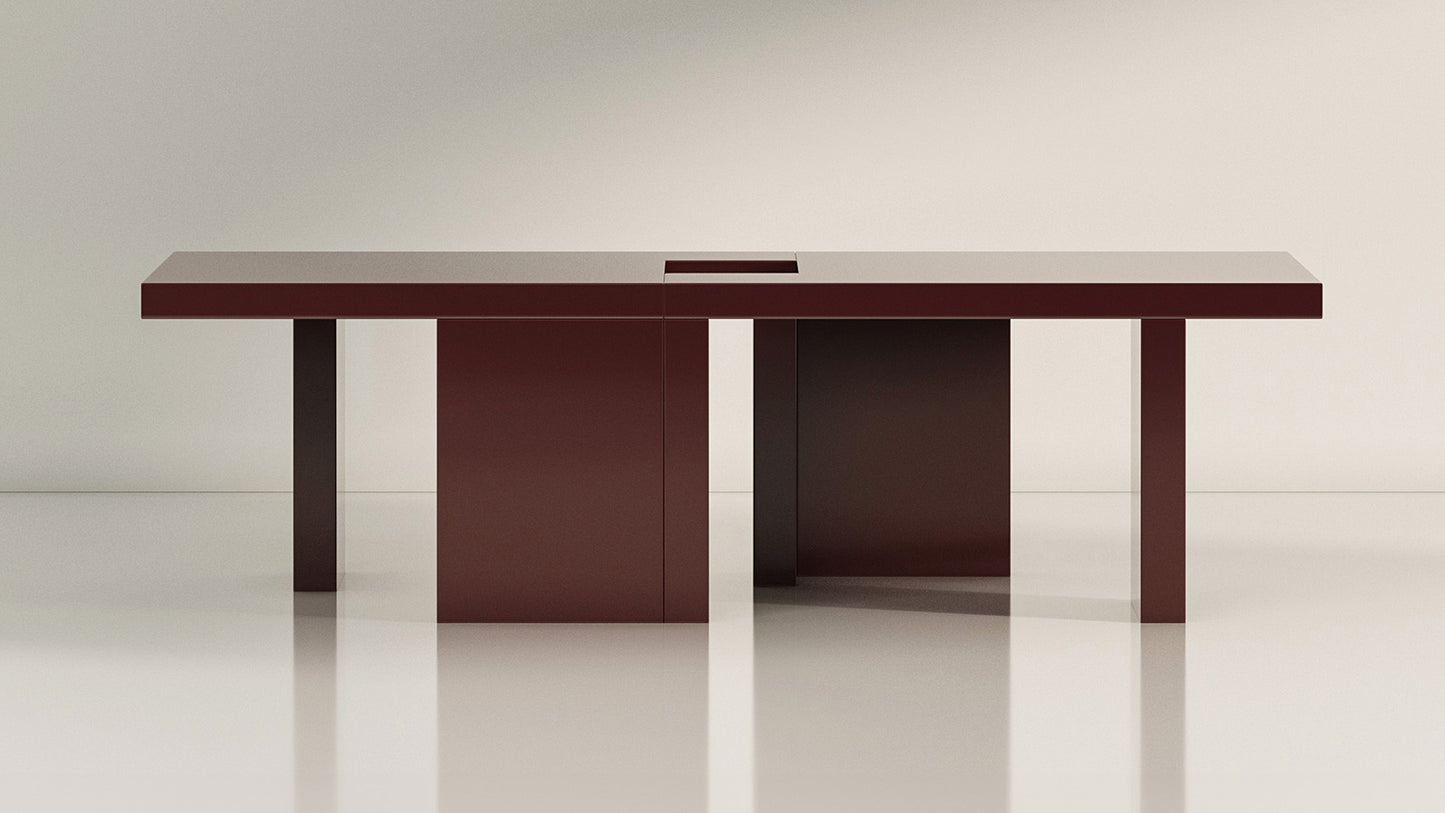 Practice Dining Table - Sage & Off-White - Sample