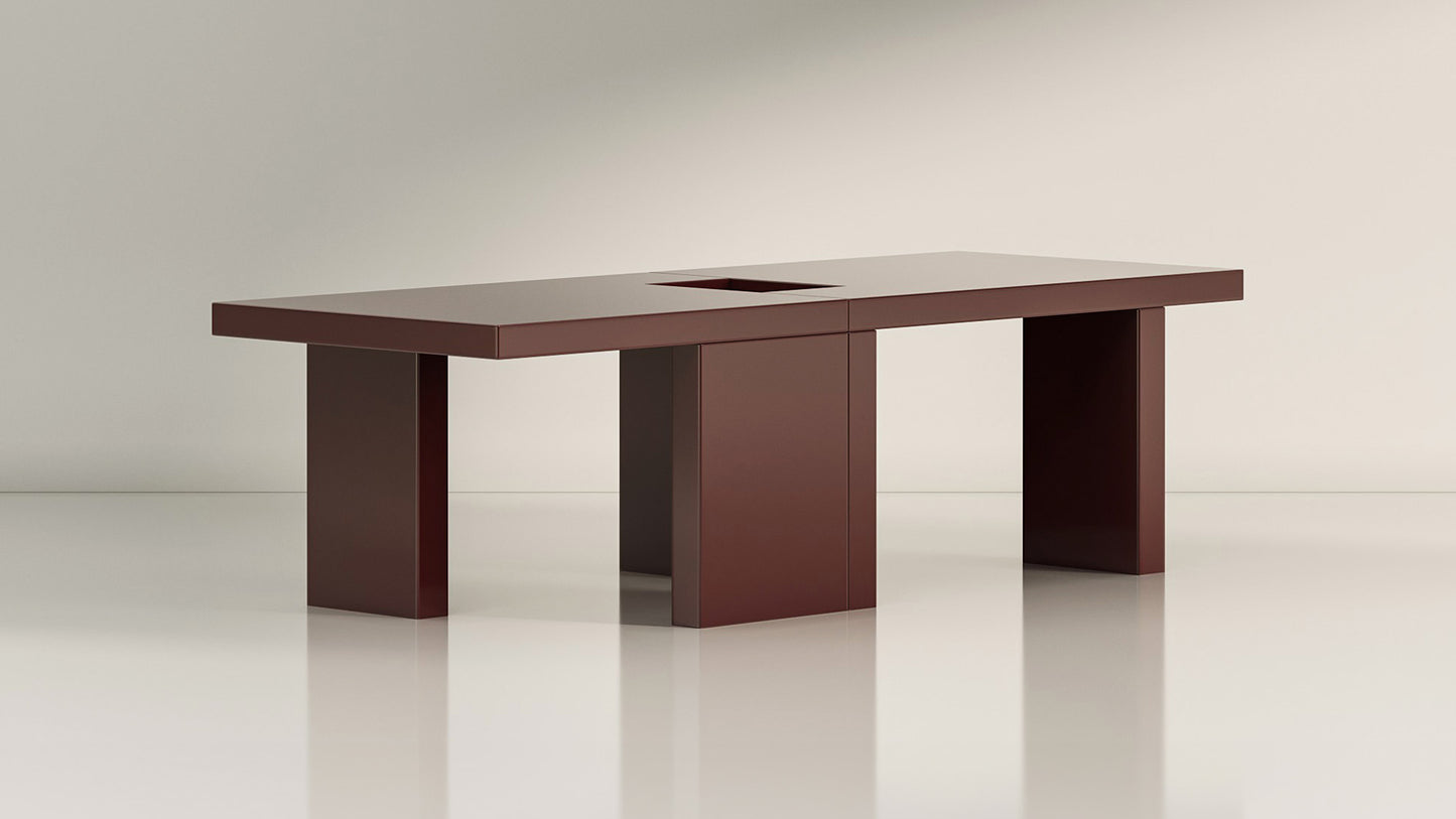 Practice Dining Table - Sage & Off-White - Sample