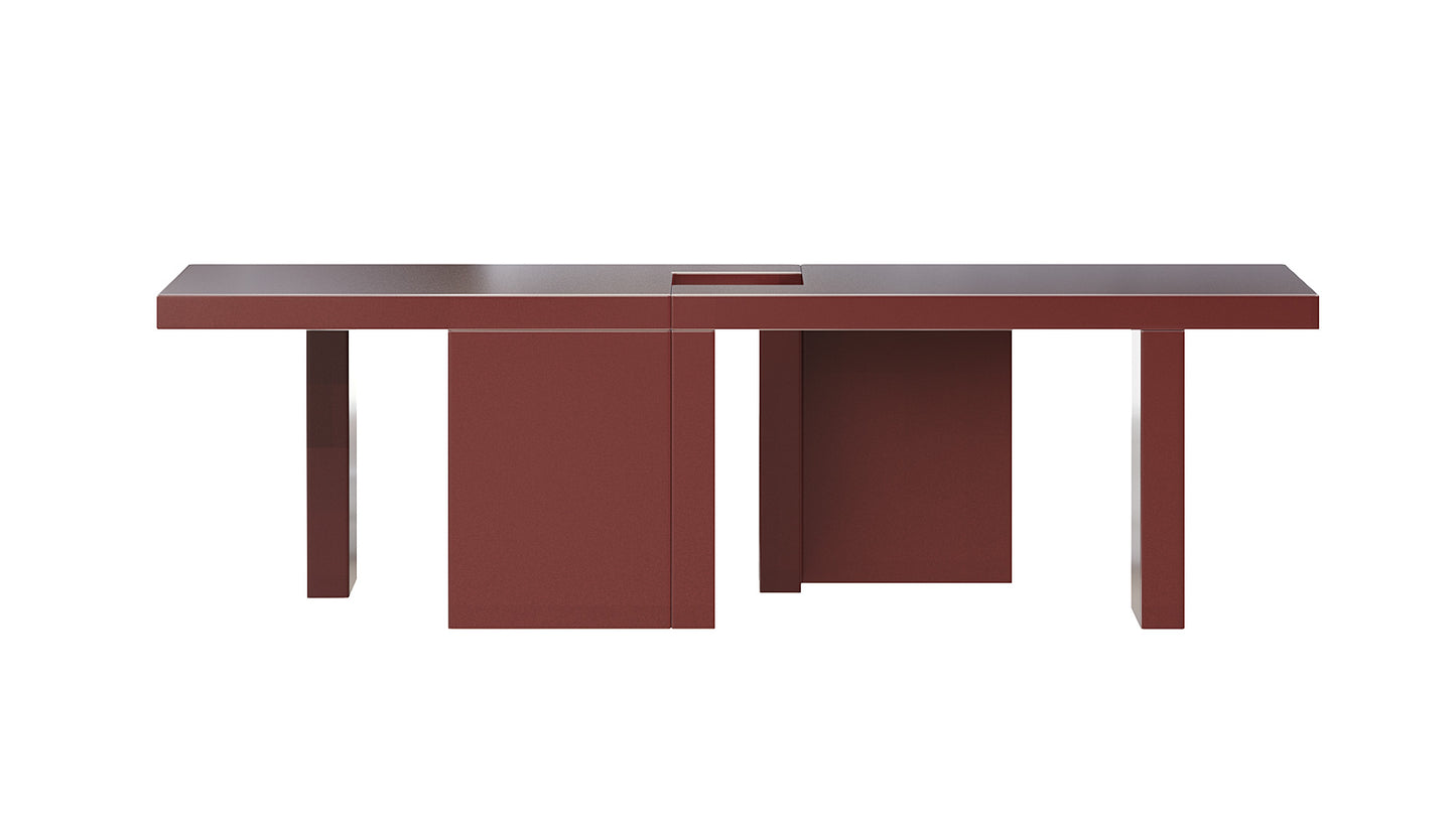 Practice Dining Table - Sage & Off-White - Sample