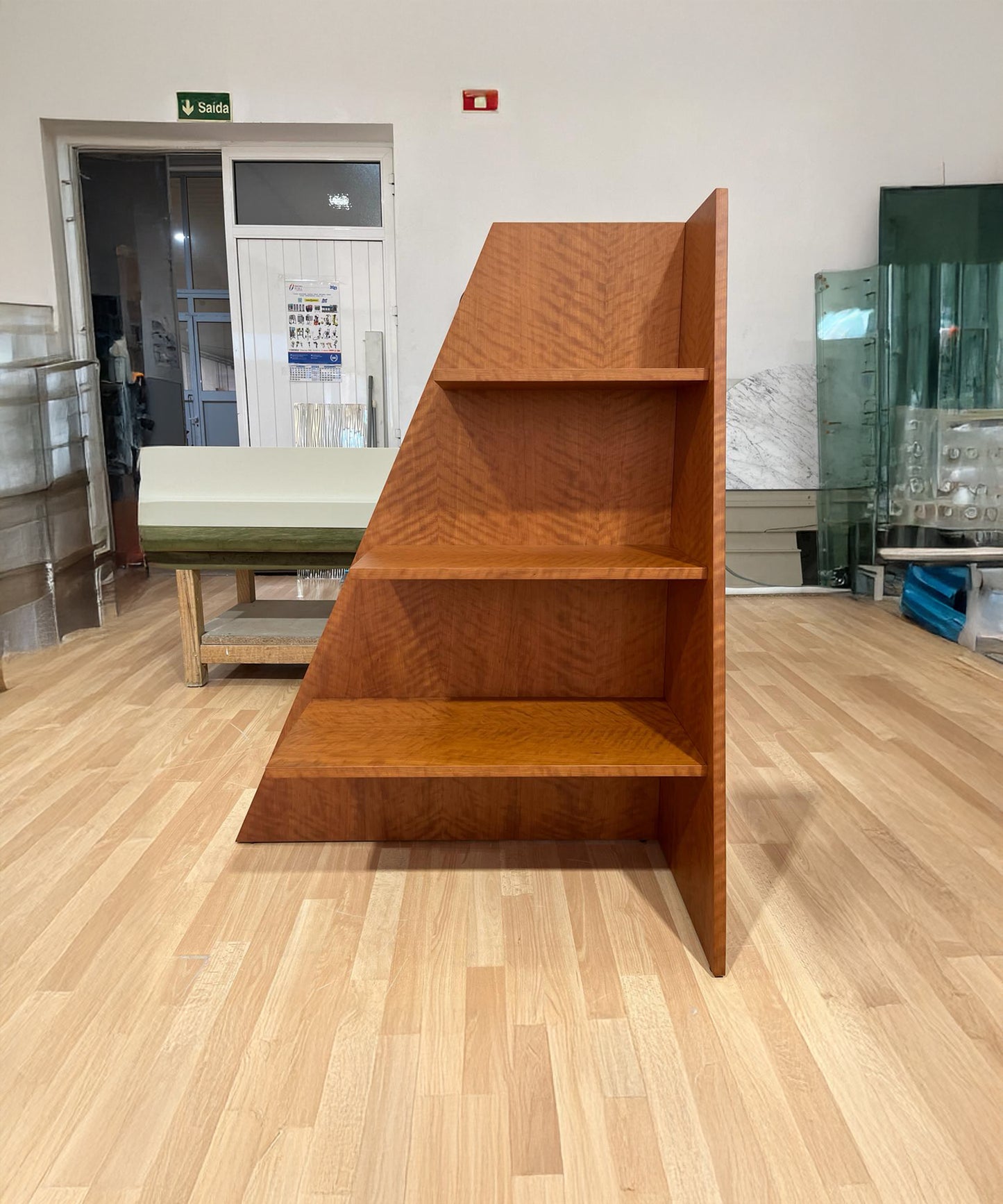 Prism Shelf, Right, Cherry Frise (Matte) - Sample
