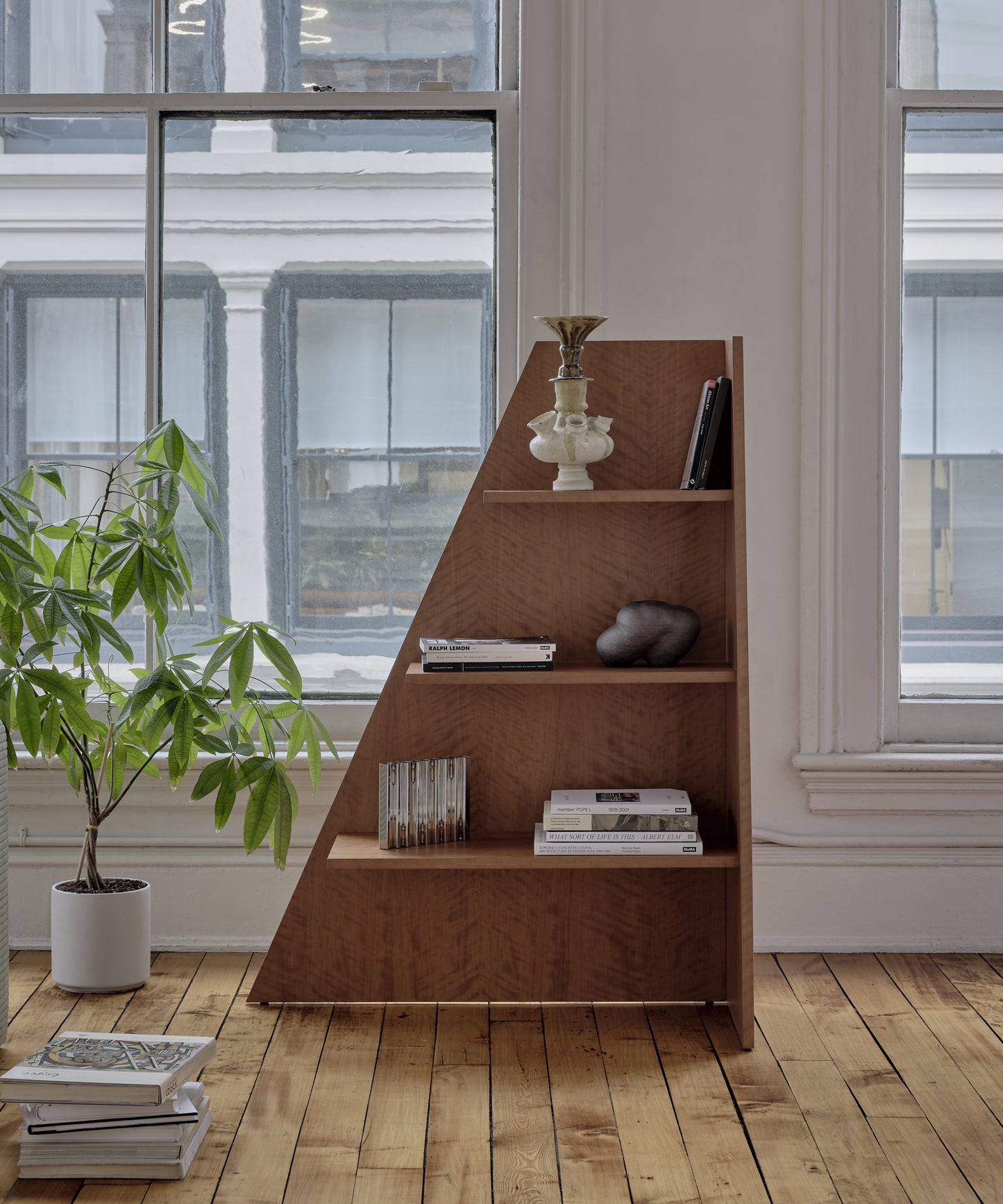 Prism Shelf, Right, Cherry Frise (Matte) - Sample
