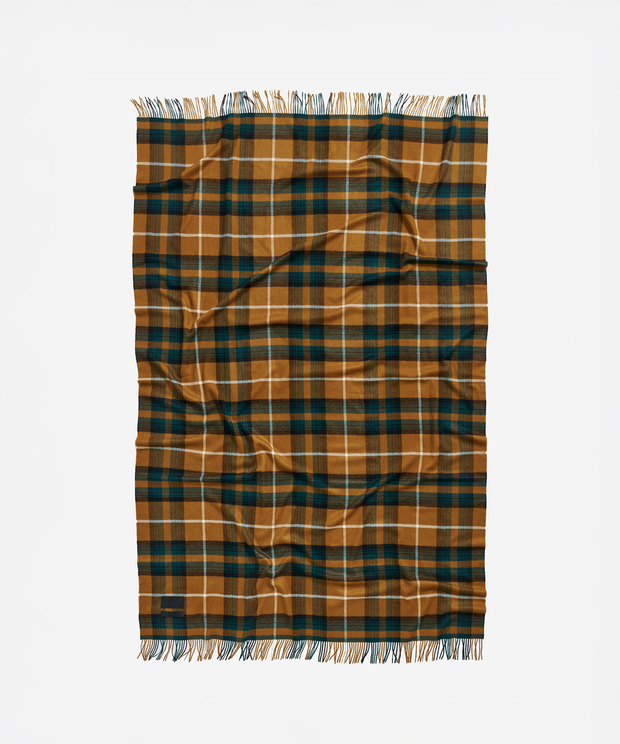 Queen Blanket, Camel Tartan