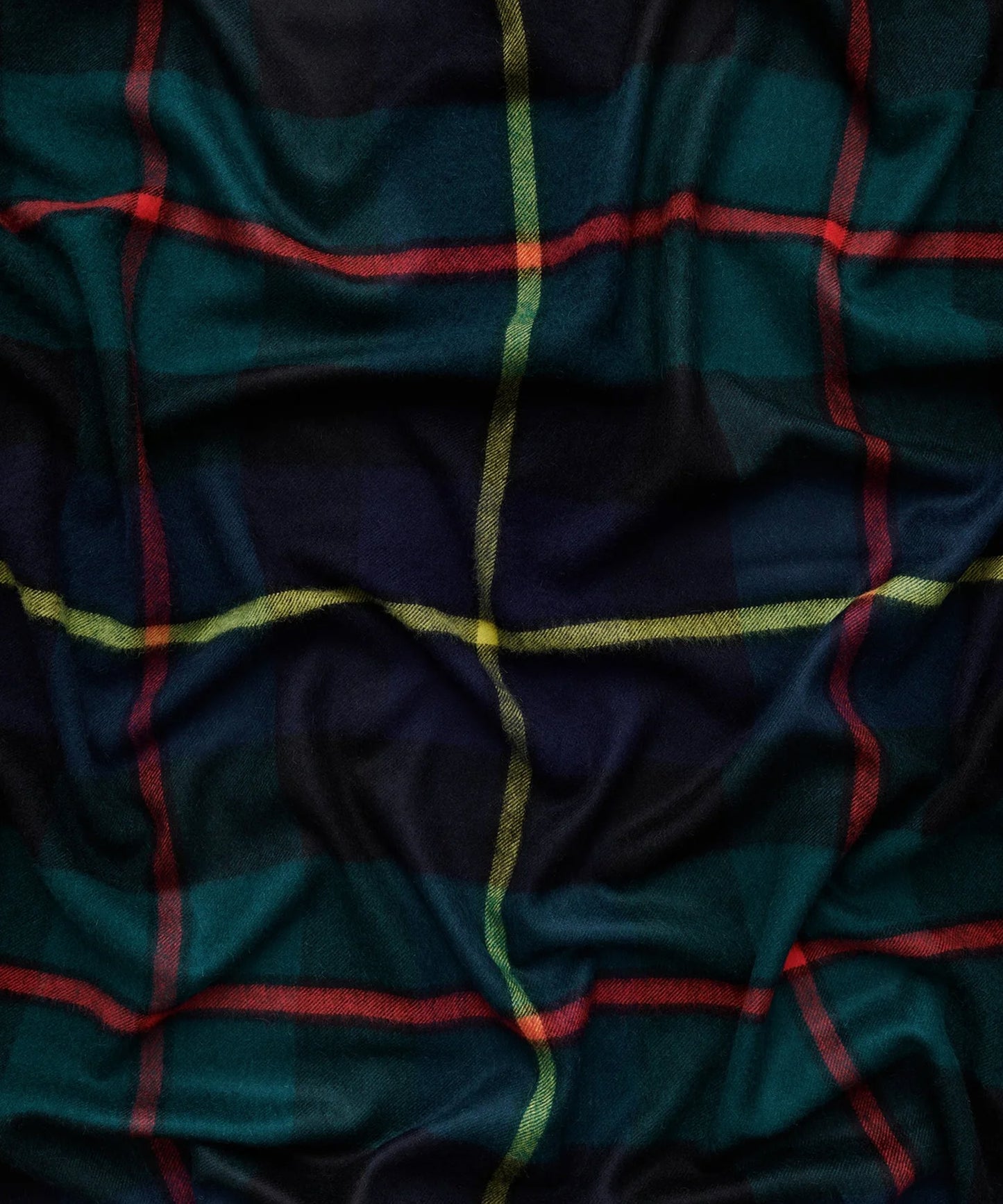 Queen Blanket, Scottish Green Tartan