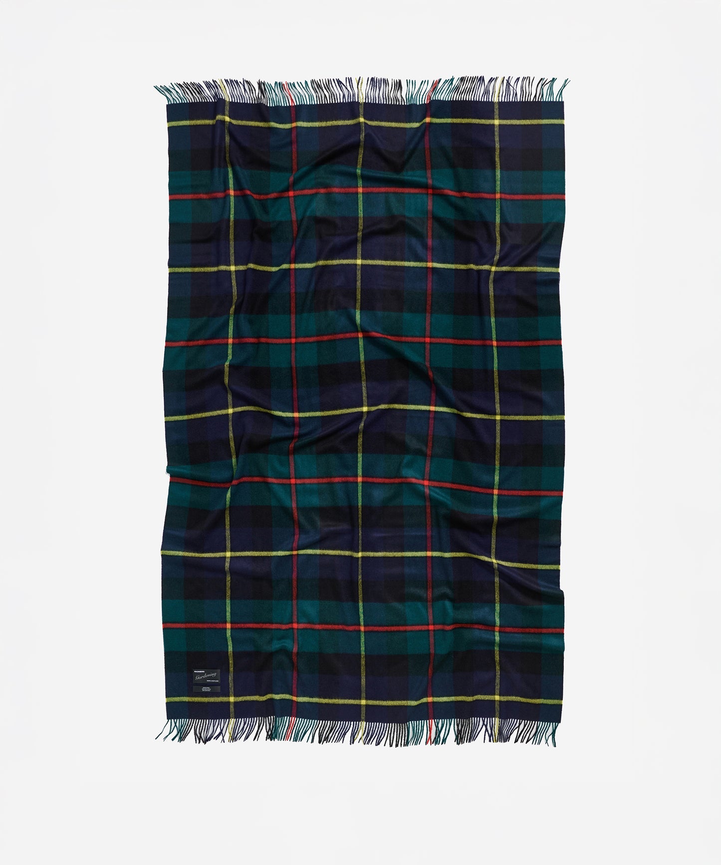 Queen Blanket, Scottish Green Tartan