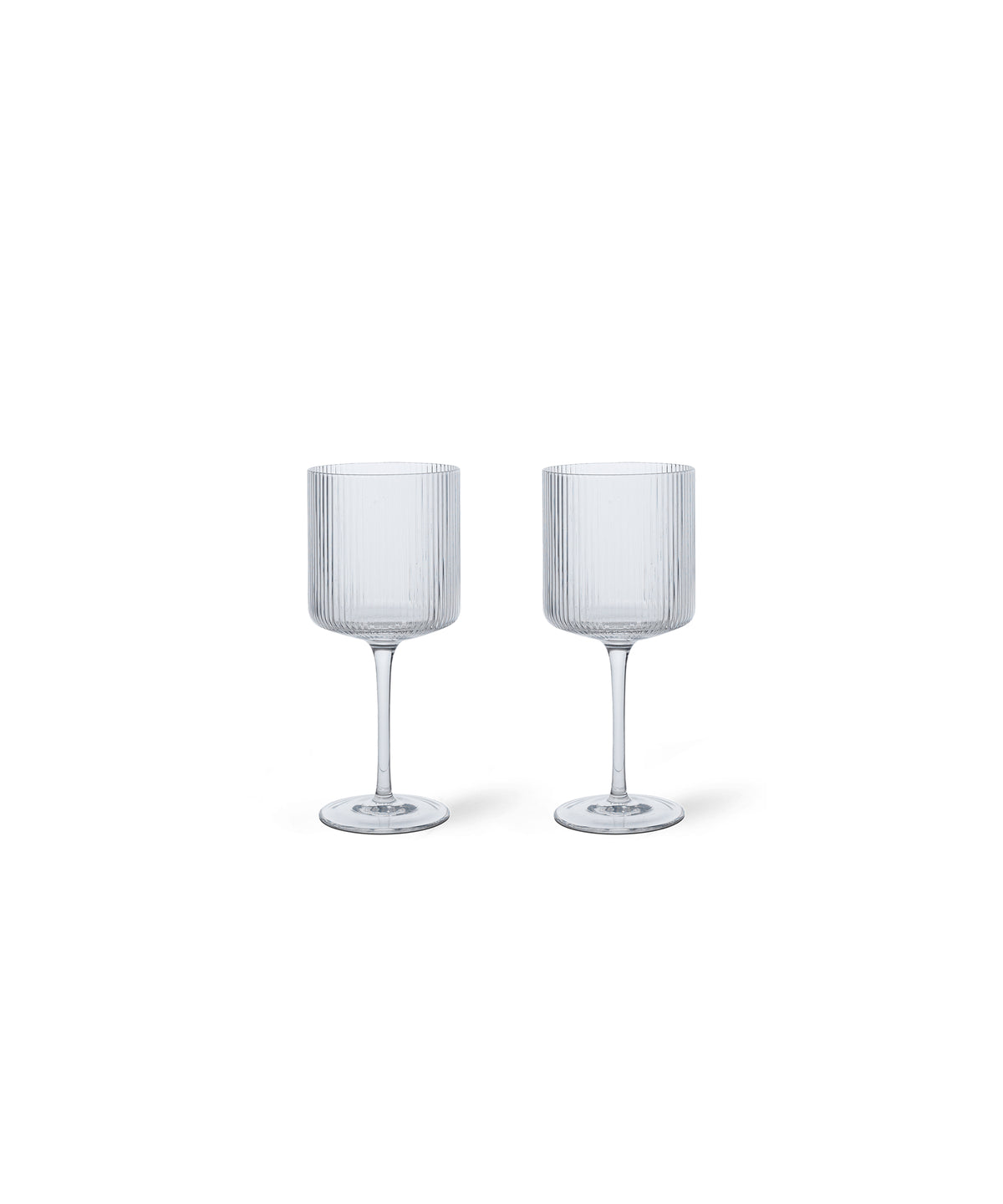 Ripple Red Wine Glasses, Set of 2
