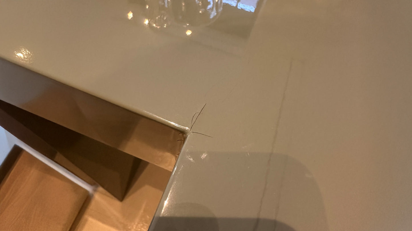 Practice Dining Table - Sage & Off-White - Sample
