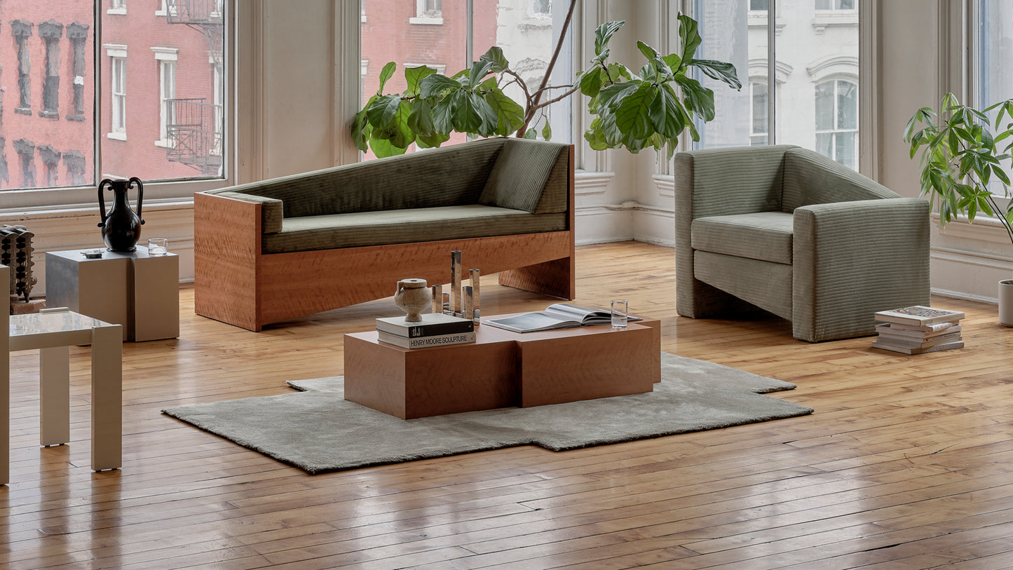 Tetra Coffee Table - Cherry Frisé (Matte) - Sample