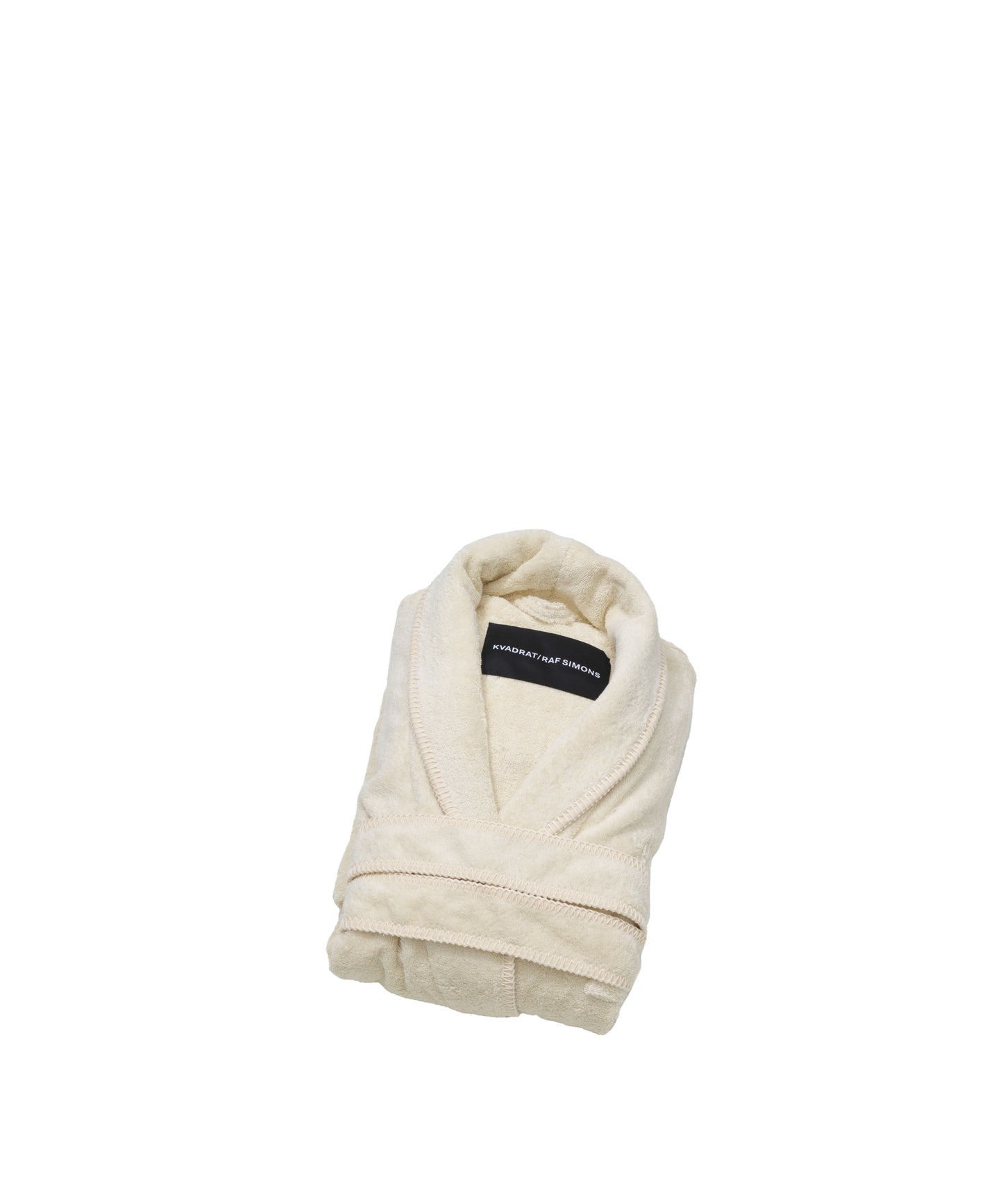 Whipstitch Bathrobe, Off White