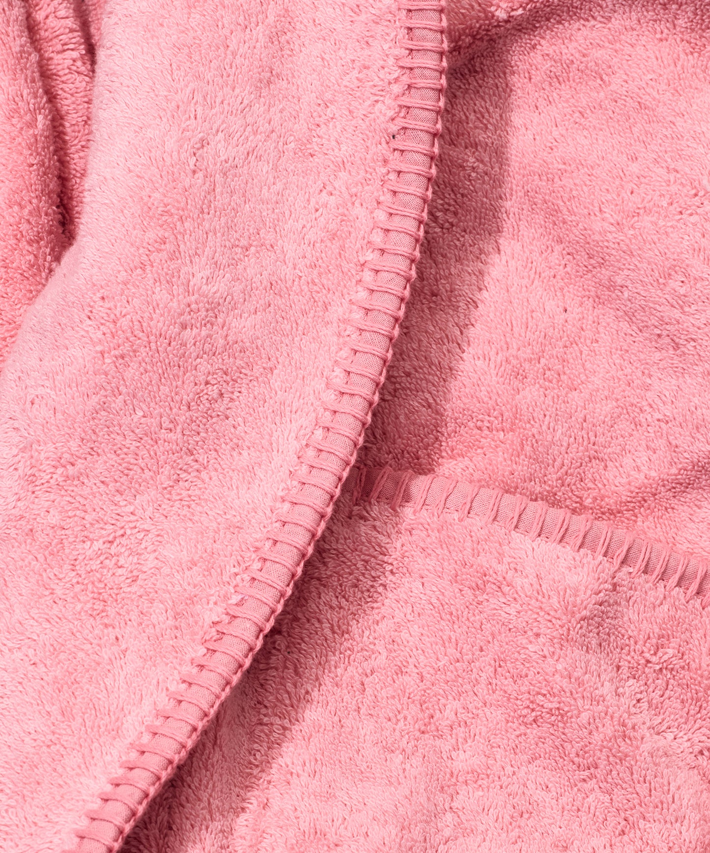 Whipstitch Bathrobe, Pink