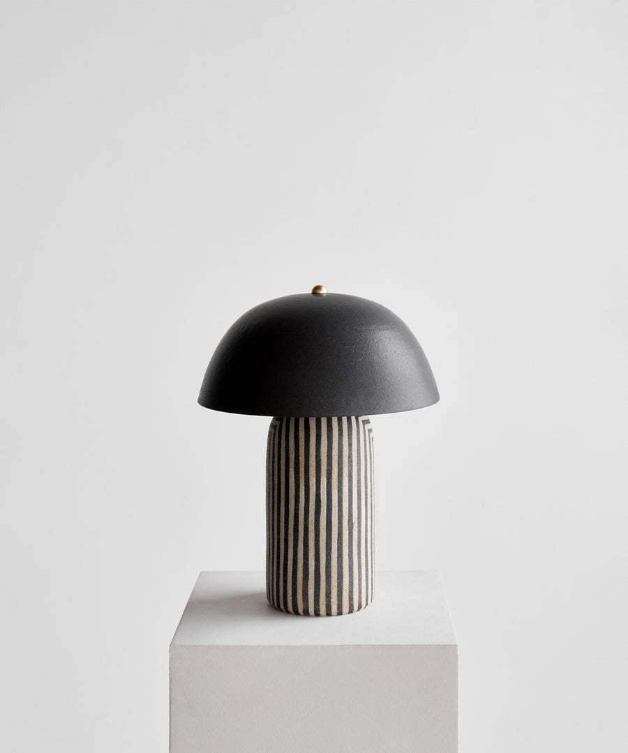 Tera Lamp - Stripe (Black Shade)