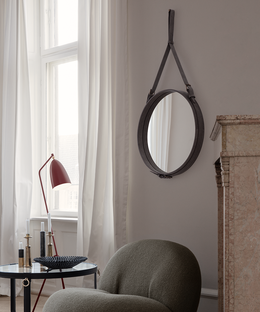 Adnet Circulaire Wall Mirror