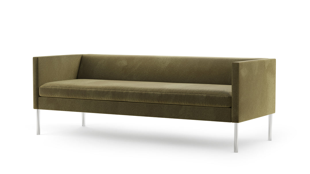 Angle Sofa with Tube Legs