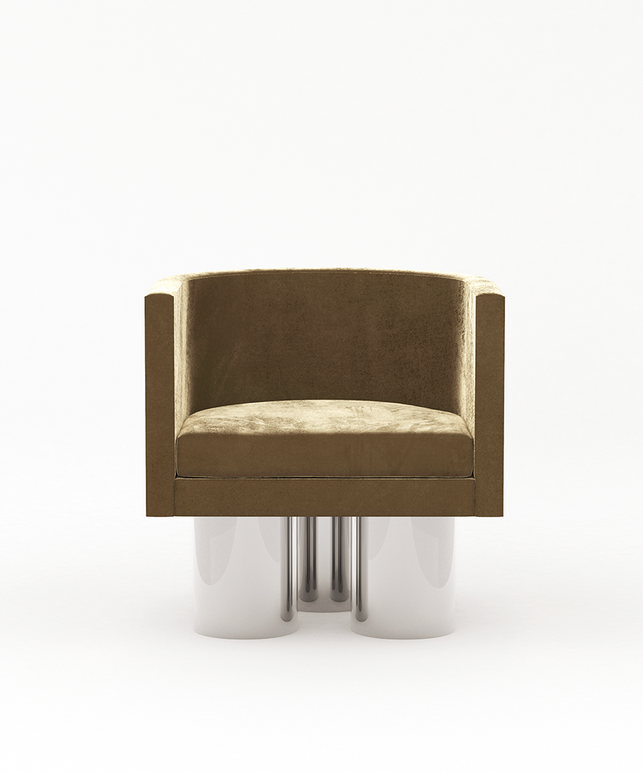 Arc Armchair with Special Edition Chrome Base