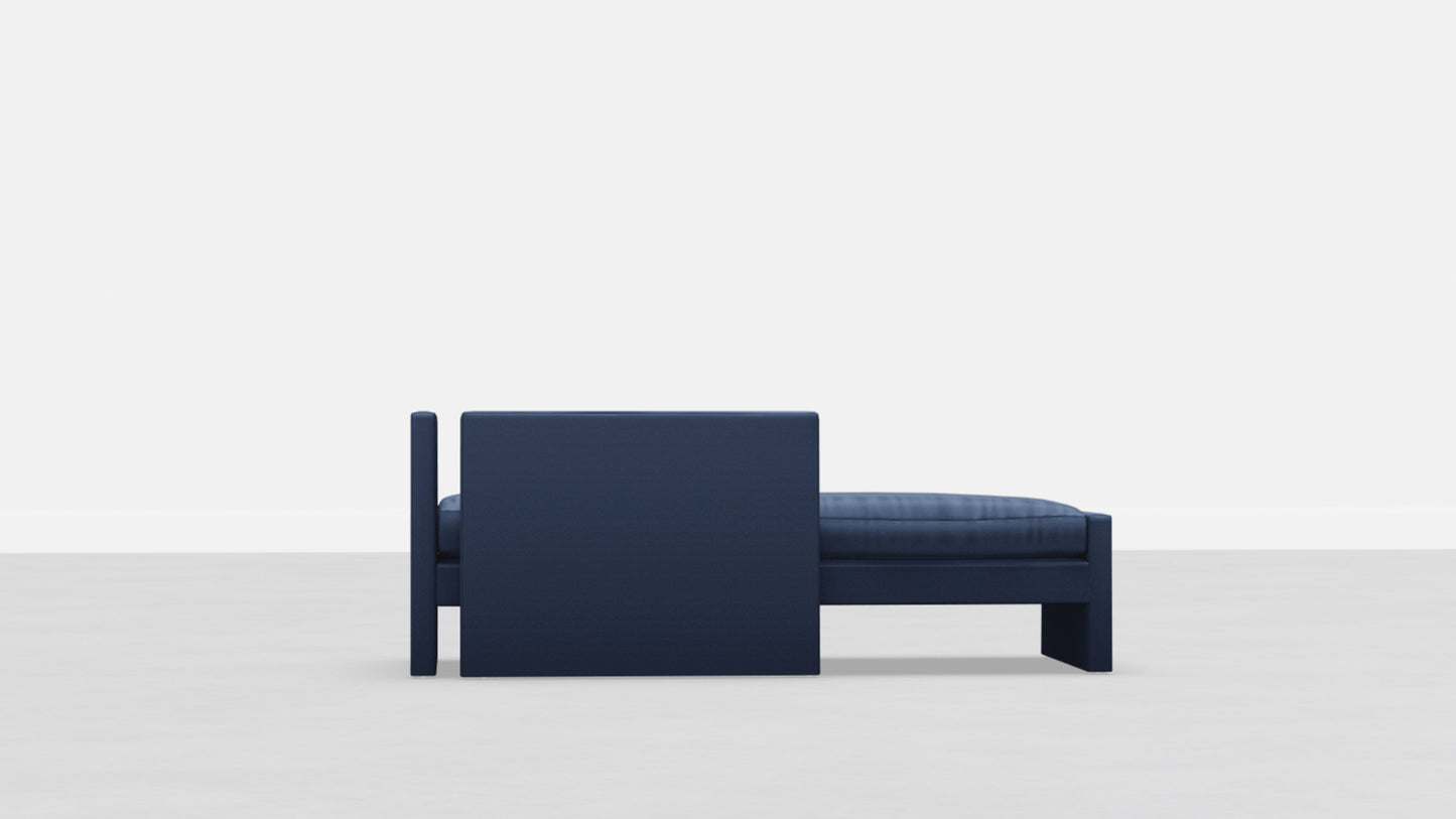Segment Chaise - Right-Facing - Blue - Sample