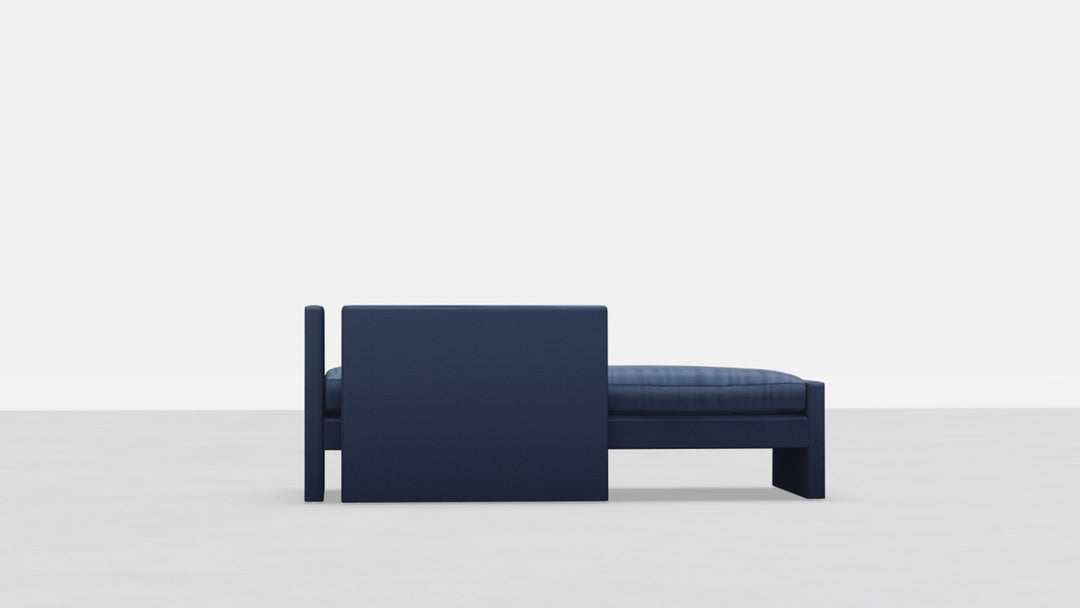 Segment Chaise - Right-Facing - Blue - Sample