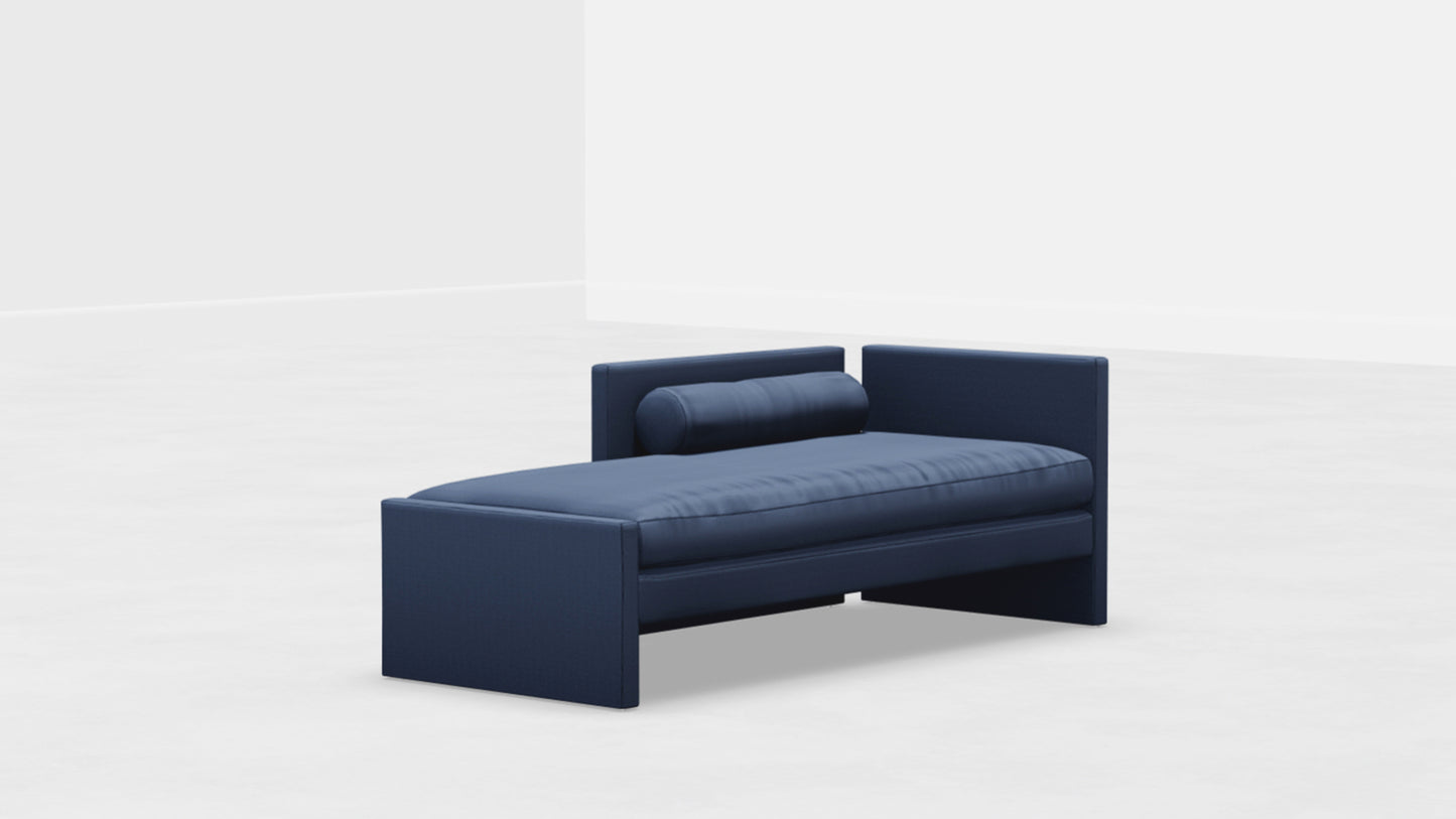 Segment Chaise - Right-Facing - Blue - Sample