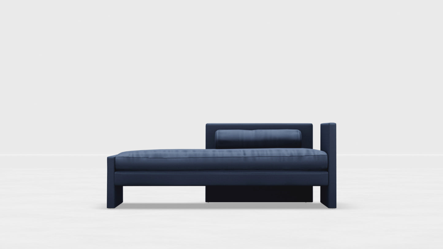 Segment Chaise - Right-Facing - Blue - Sample