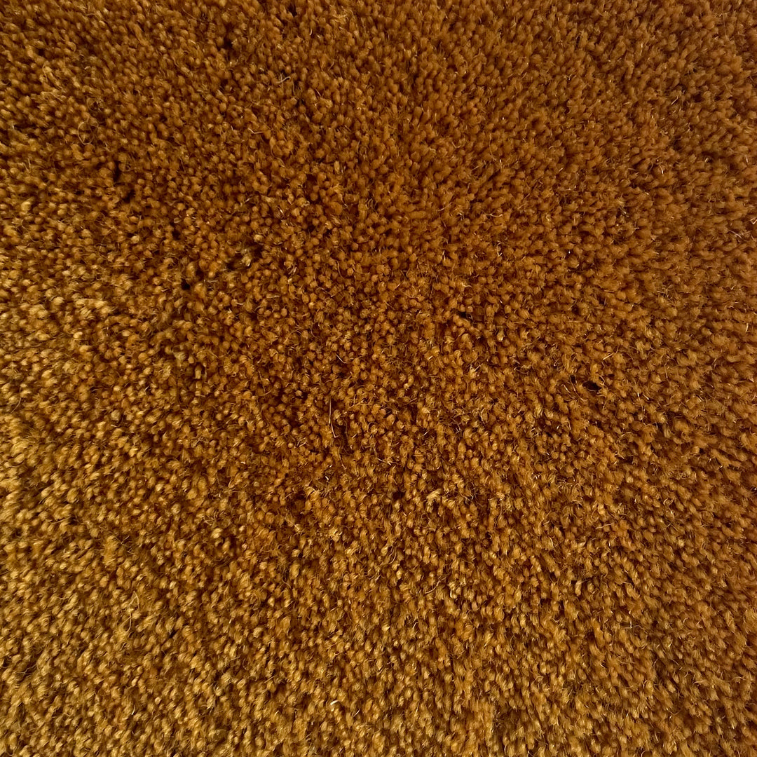 100% New Zealand Wool Rug Swatch in Dark Yellow