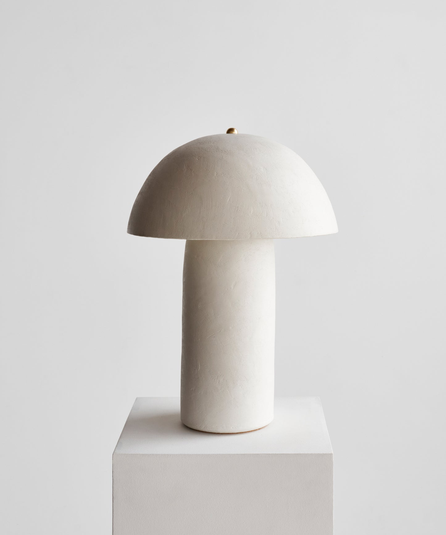 Tera Lamp - Lime Plaster, White