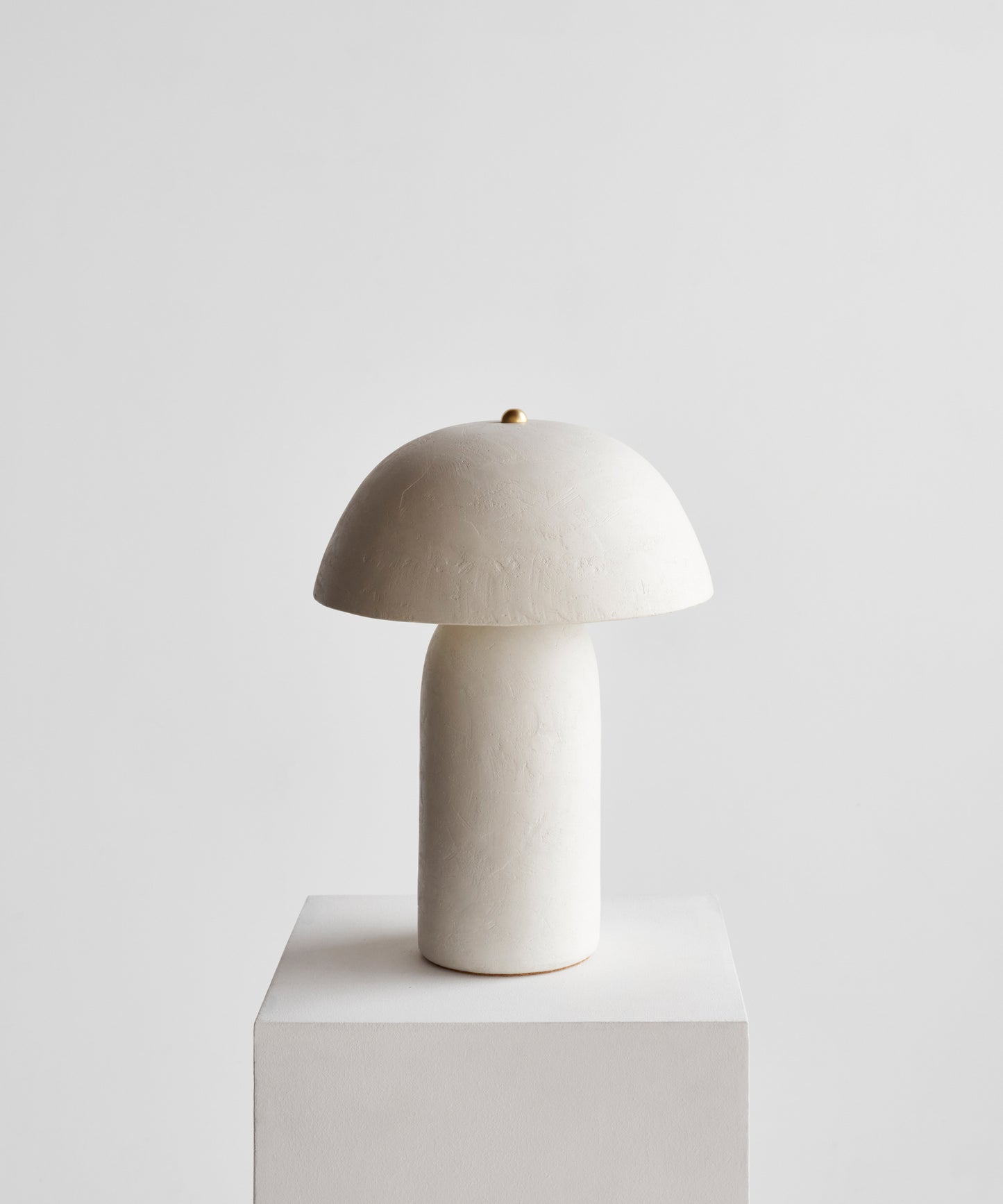 Tera Lamp - Lime Plaster, White