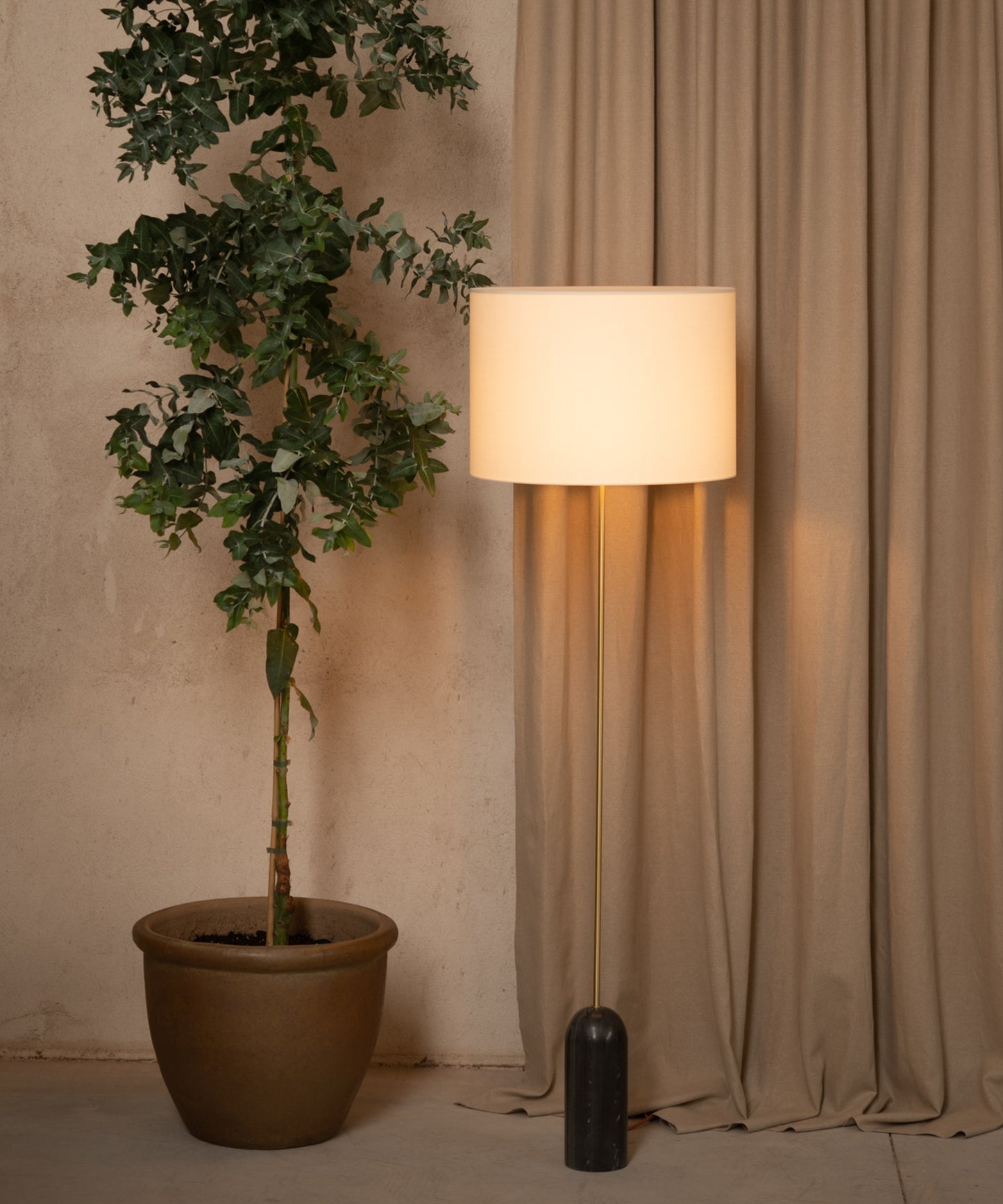 Drum Pendolo Floor Lamp