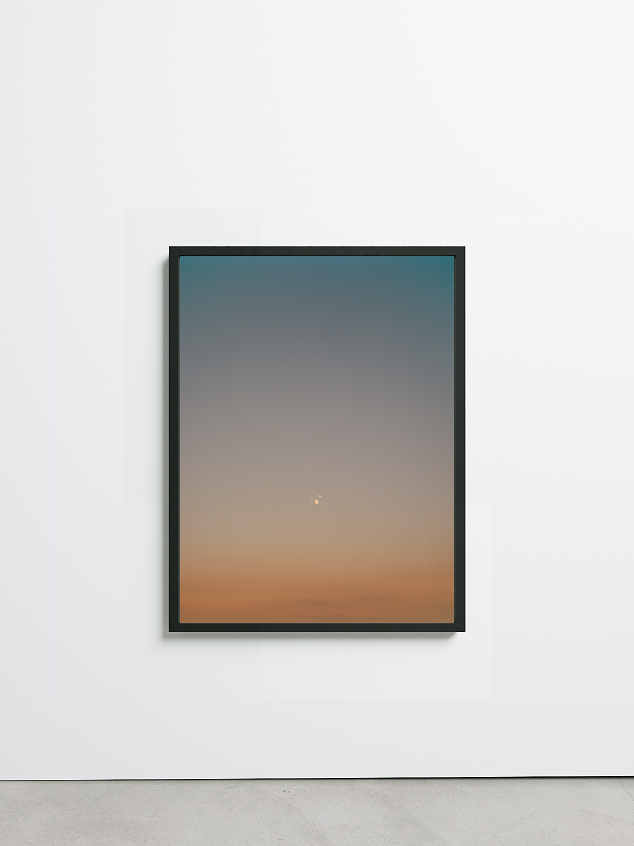 some moons, winter sky by Johann Husser