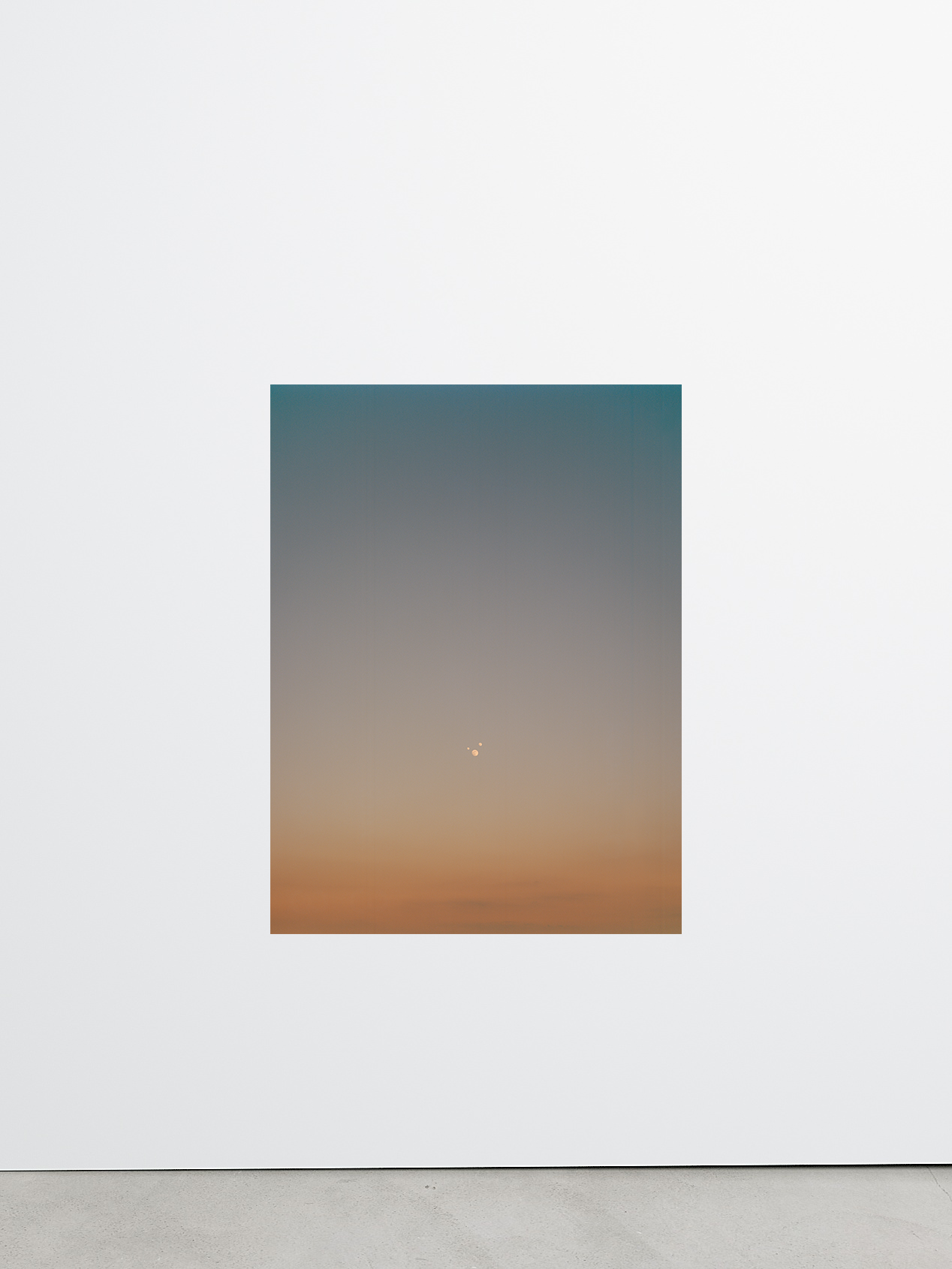 some moons, winter sky by Johann Husser