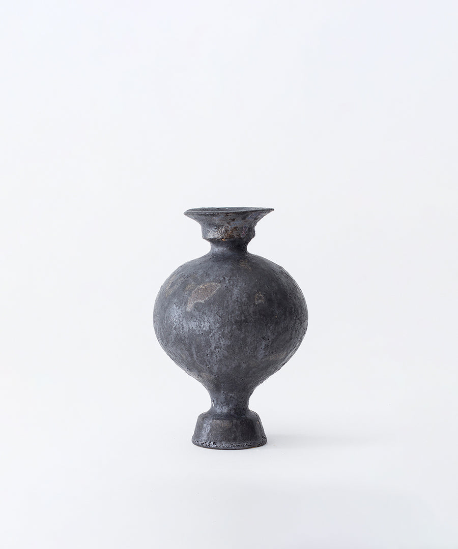 Lekytho Antracita Stoneware Vase