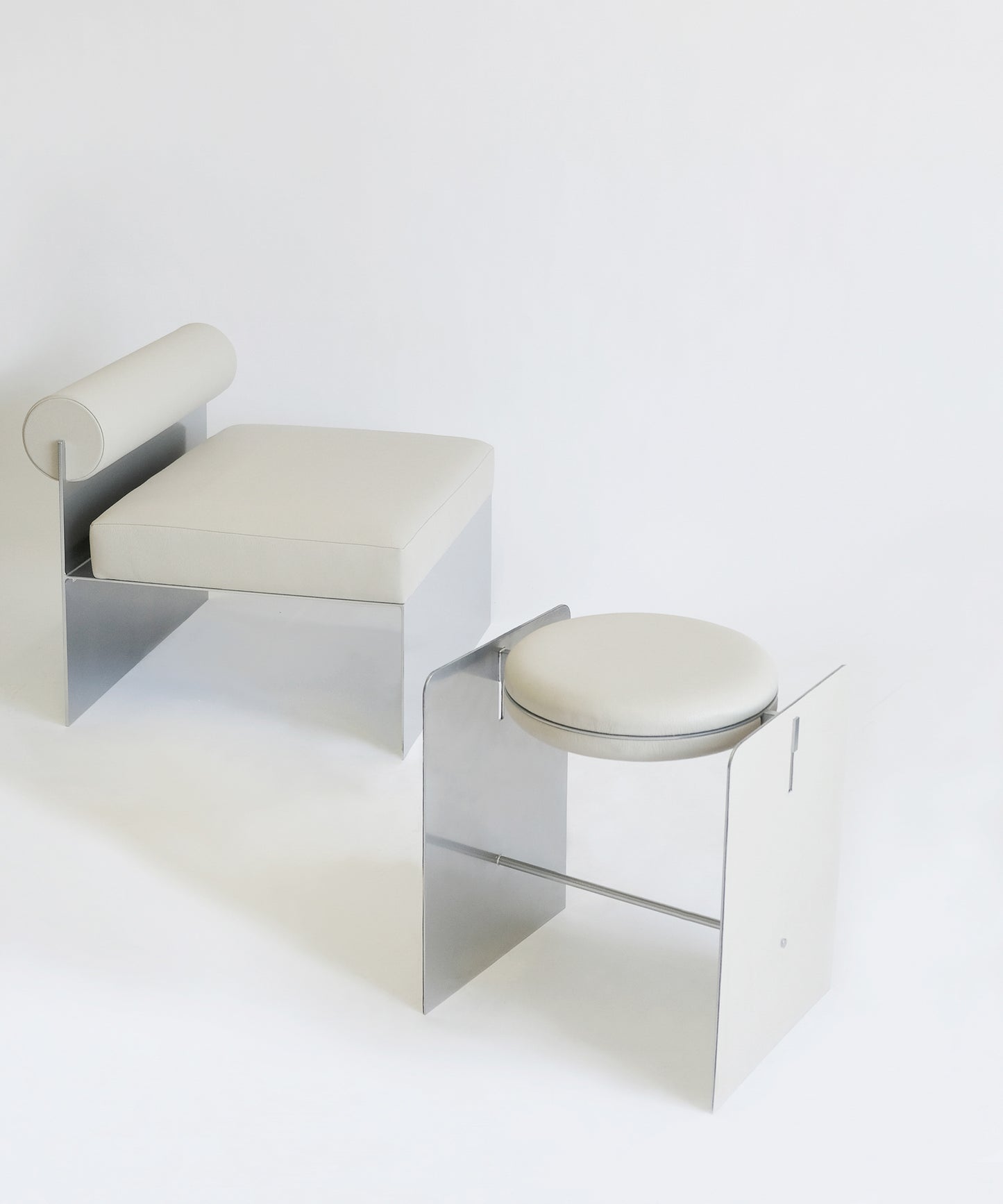 Building Blocks Lounge Chair Off-White