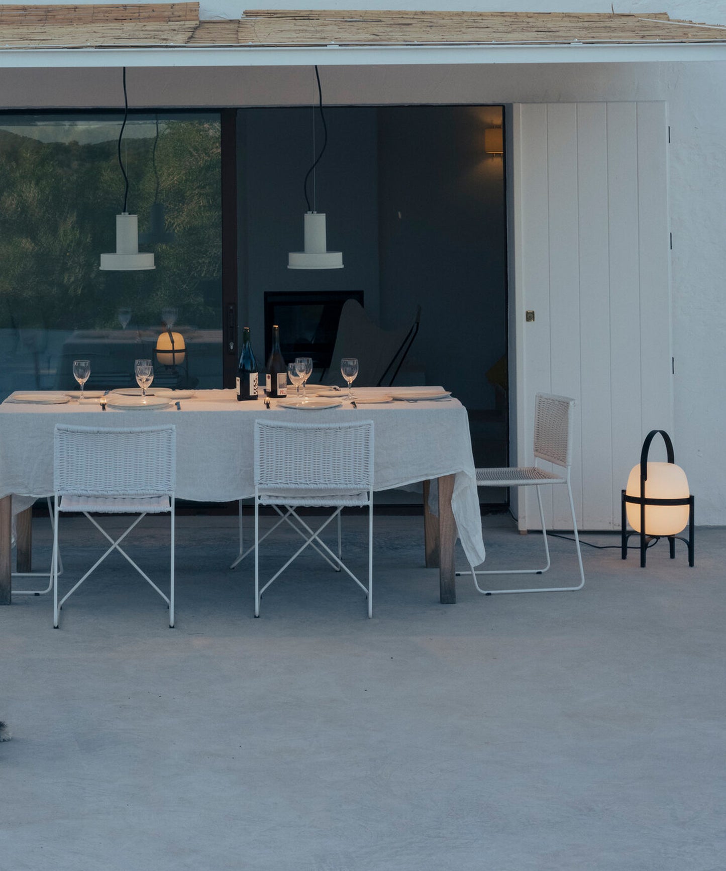 Cesta Exterior Table Lamp
