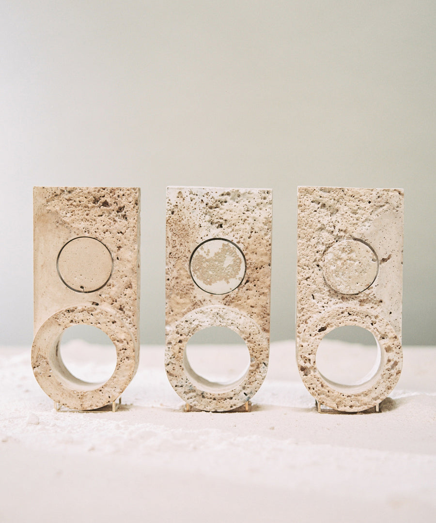 Disc Clock Stone