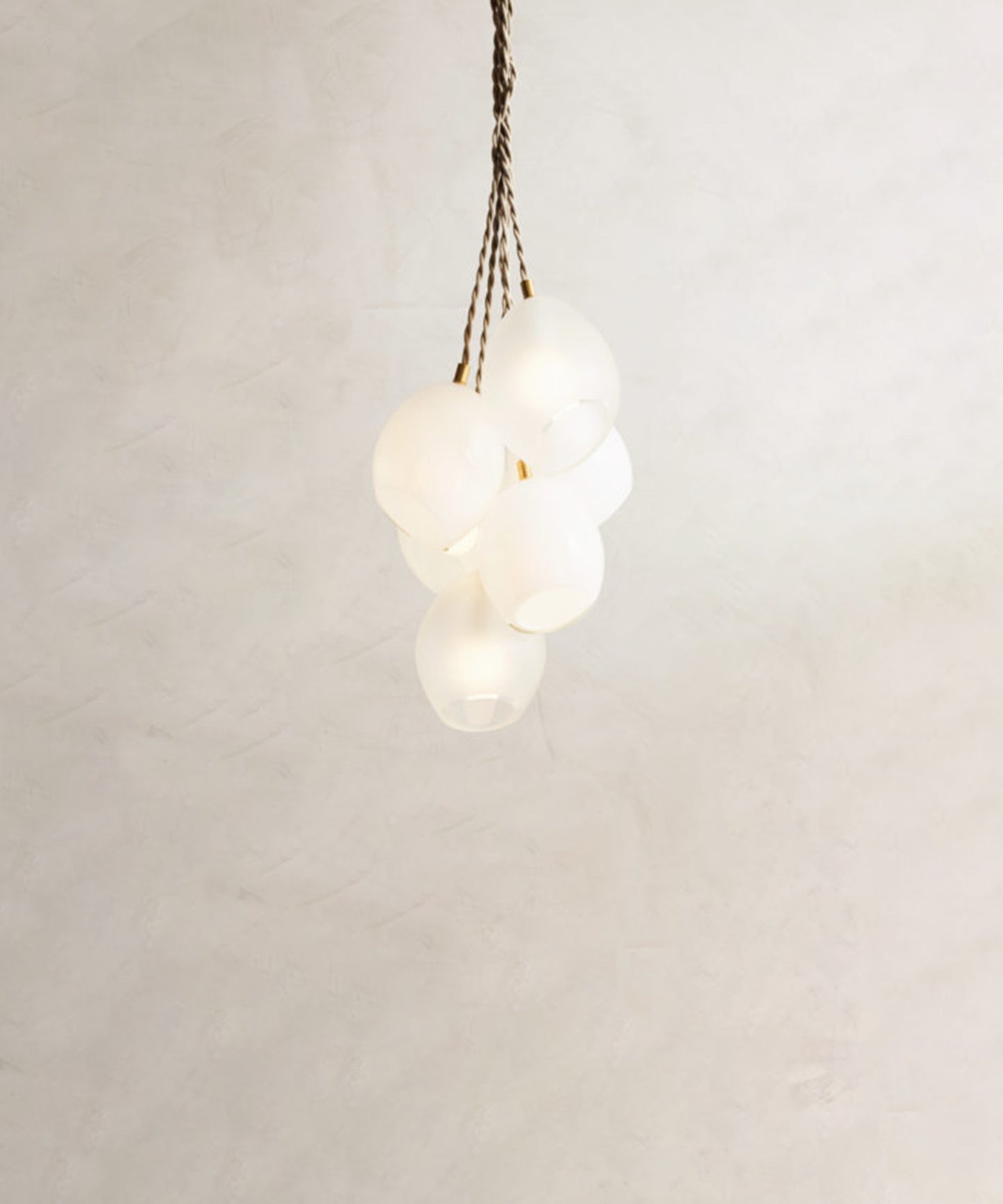 Glass Cluster Pendant, Set of 6