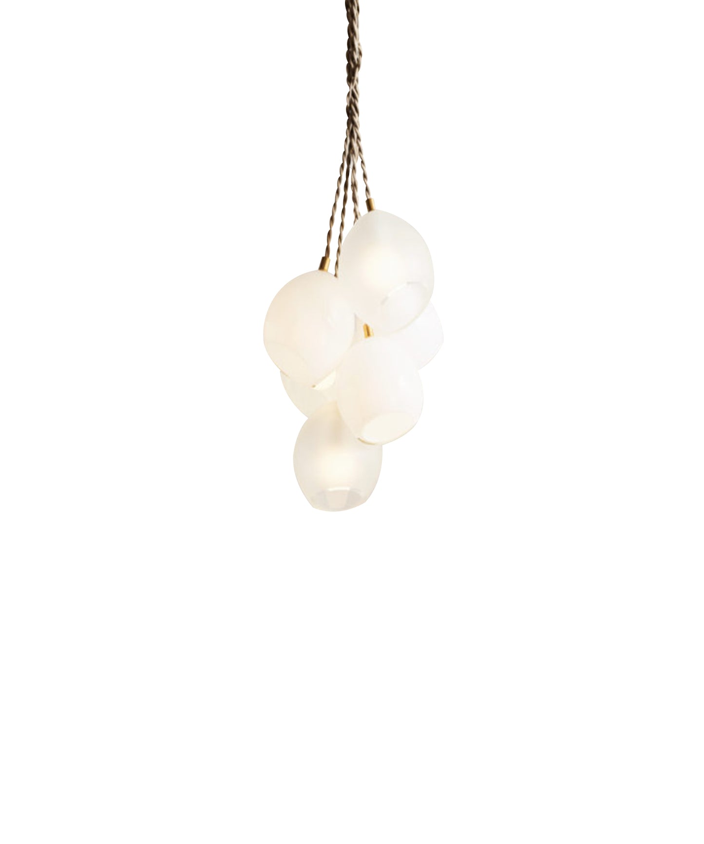 Glass Cluster Pendant, Set of 6