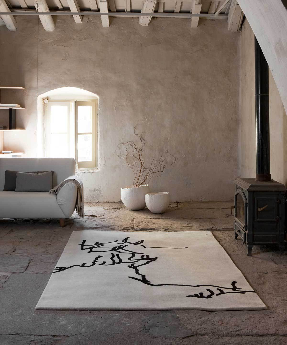 Chillida Rug in Dibugo Tinta by nanimarquina | TRNK