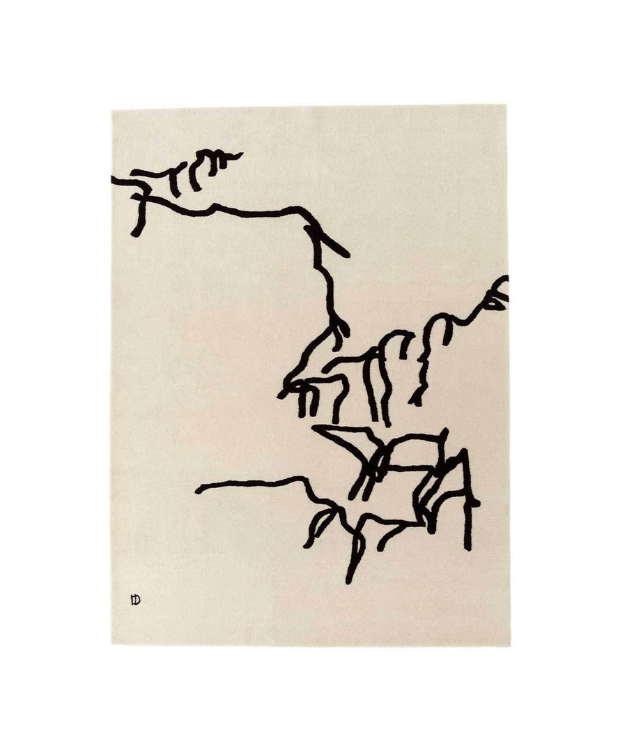 Chillida Rug in Dibugo Tinta by nanimarquina | TRNK