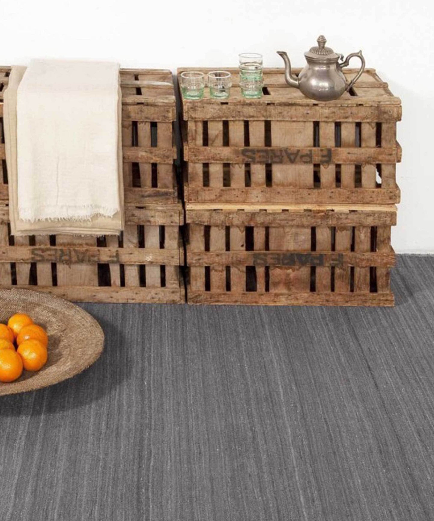 Nomad Rug in Grey by nanimarquina | TRNK