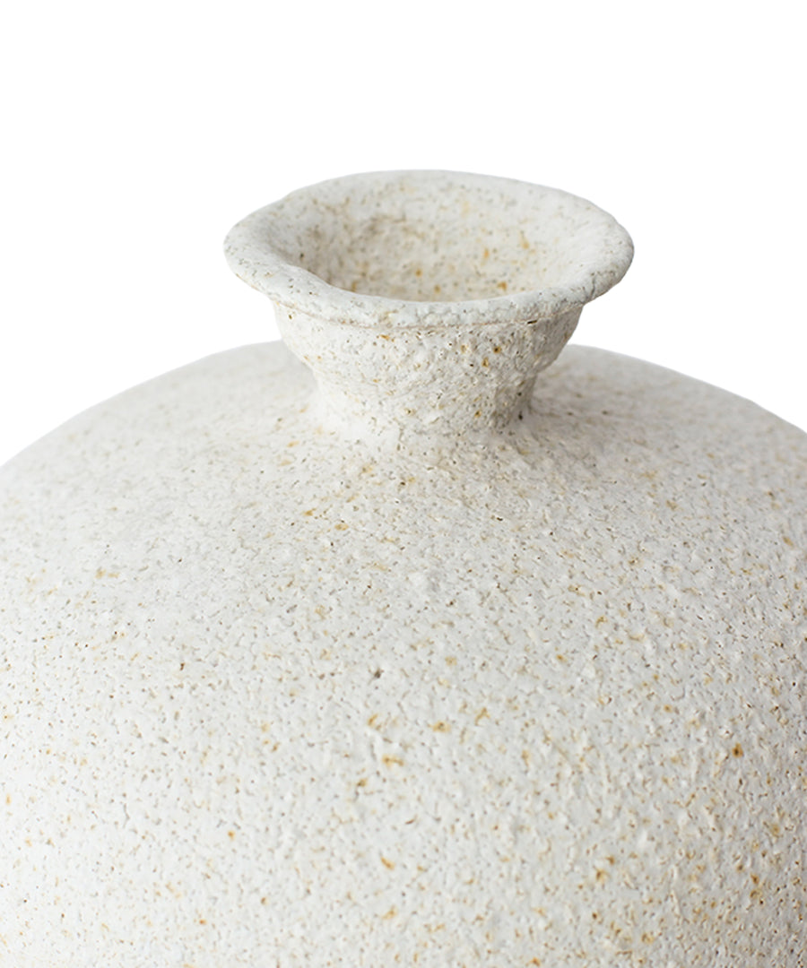 Lebes Hueso Stoneware Vase