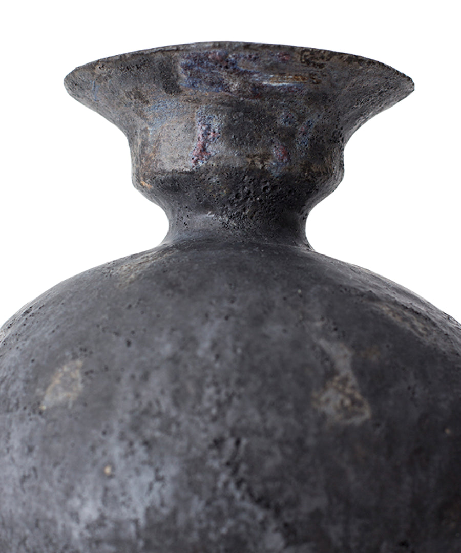 Lekytho Antracita Stoneware Vase
