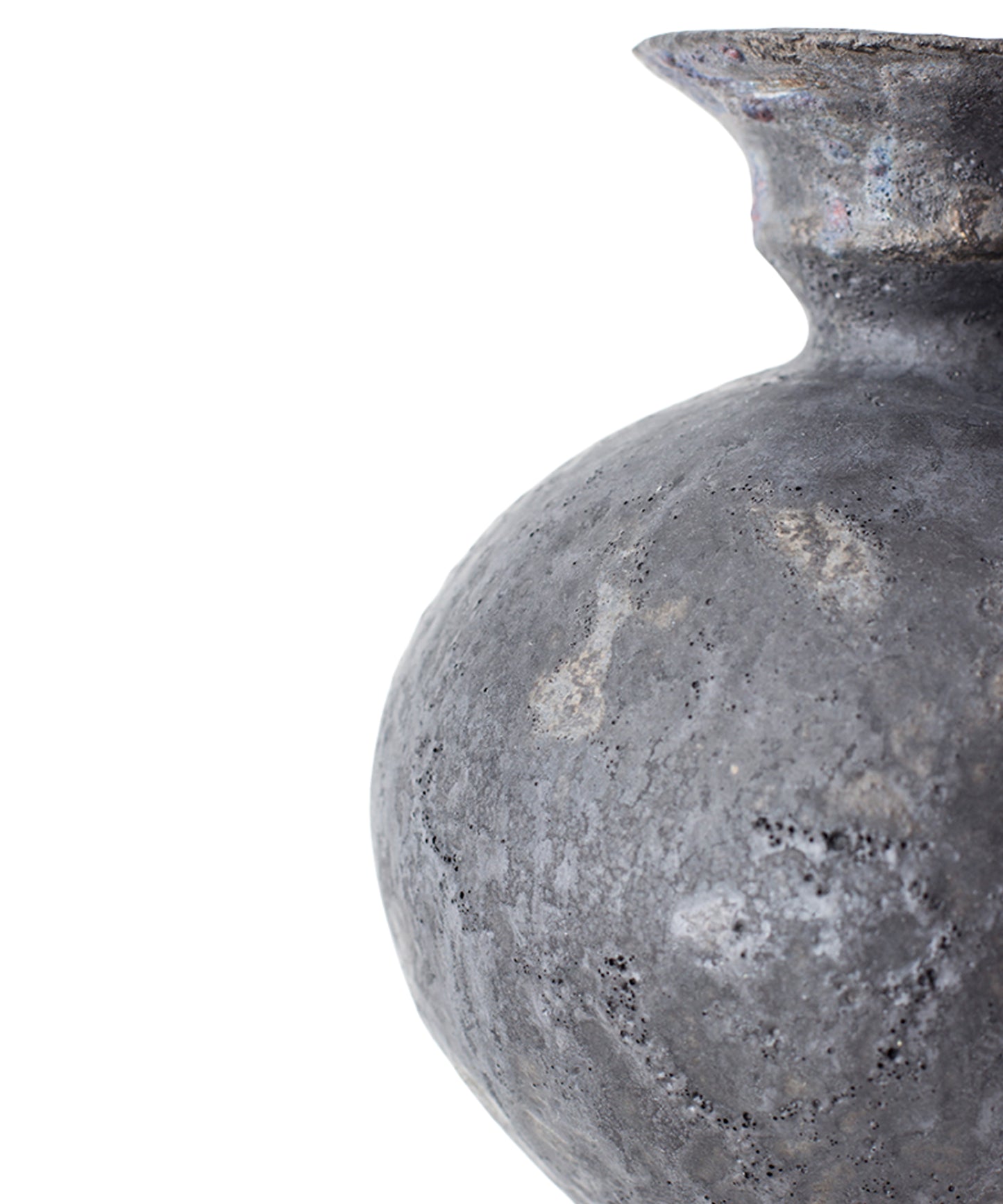 Lekytho Antracita Stoneware Vase