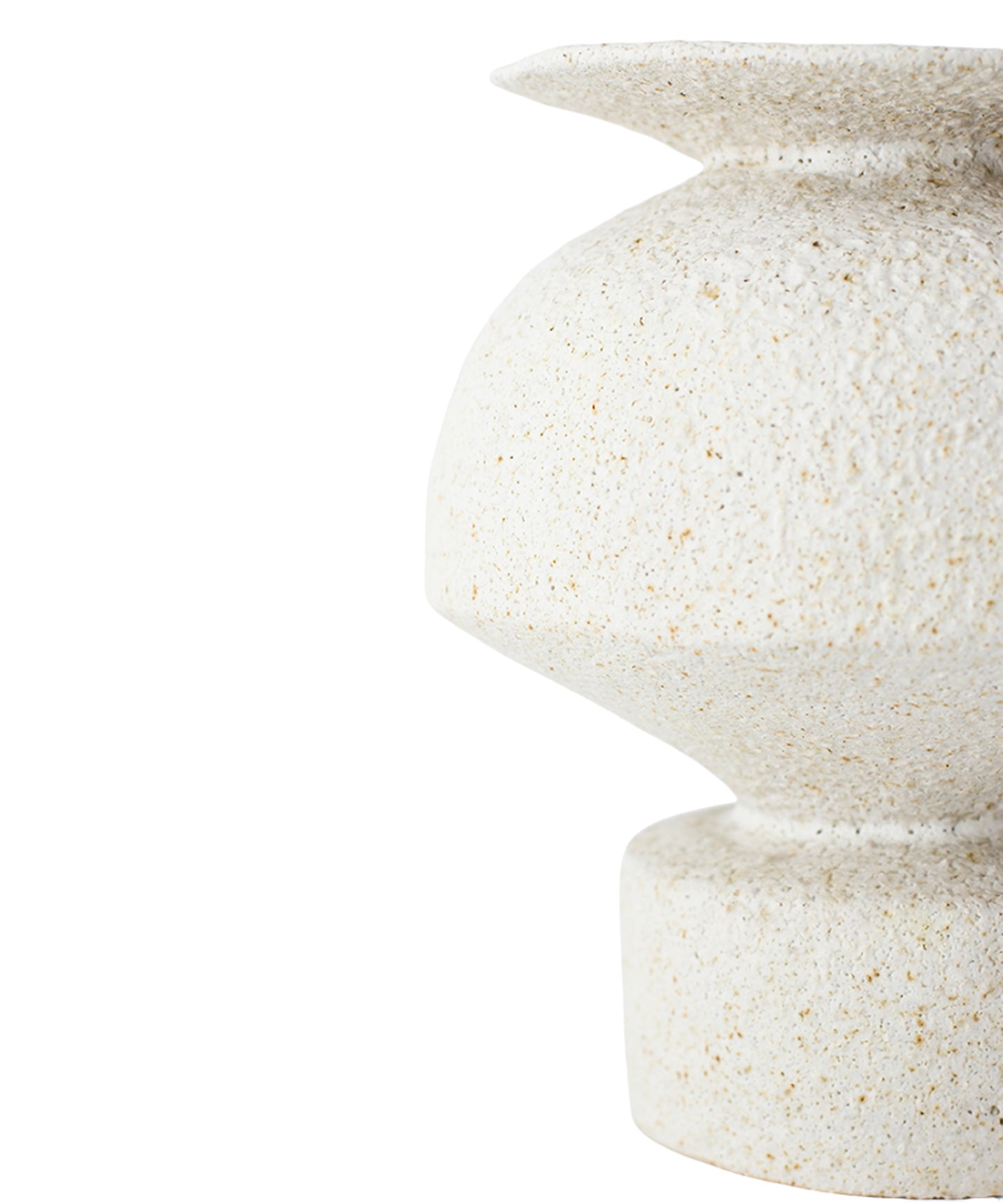 Psycter Hueso Stoneware Vase
