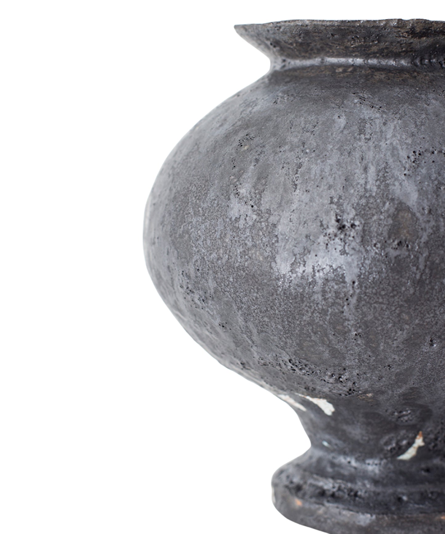 Stamnos Antracita Stoneware Vase