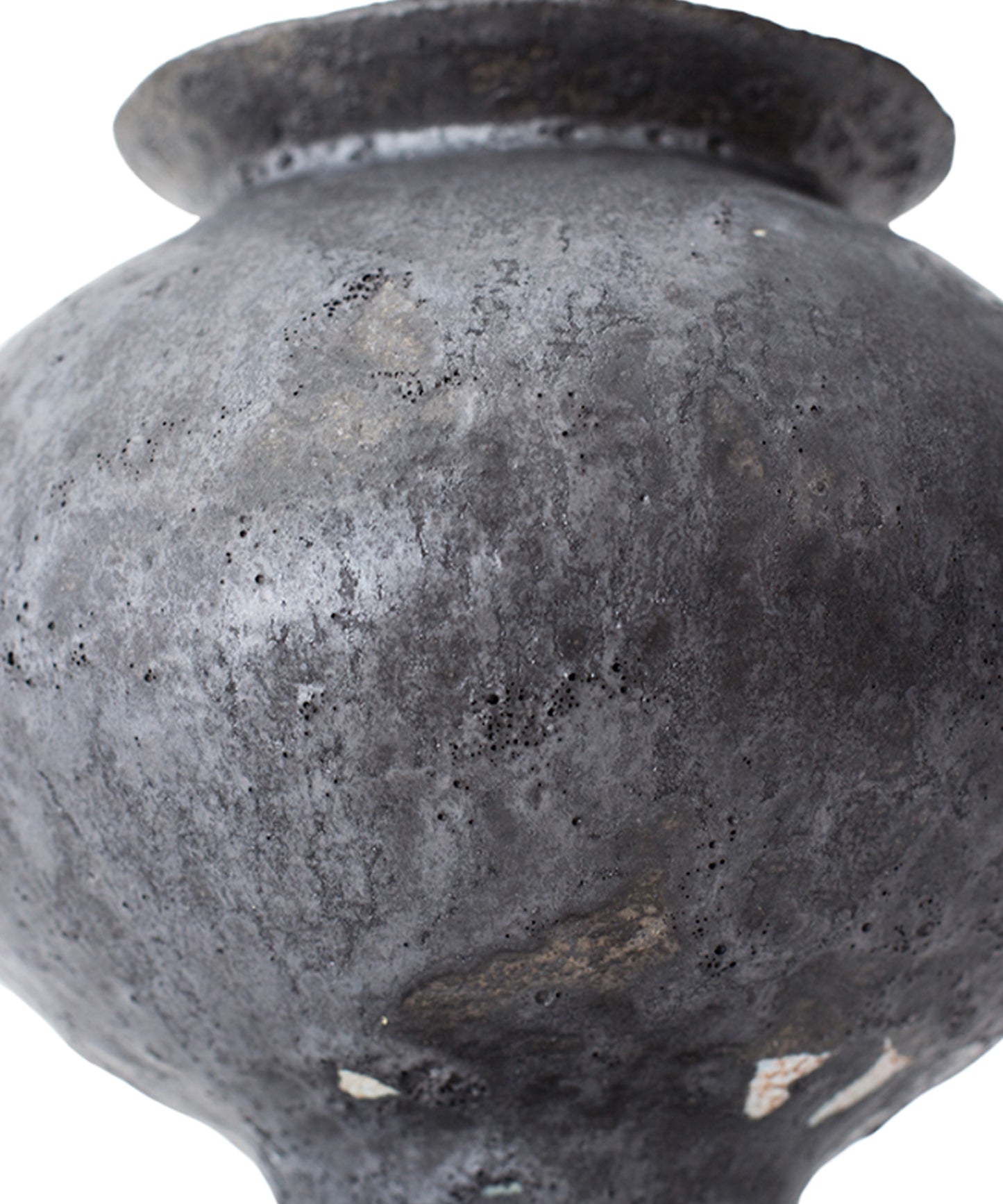 Stamnos Antracita Stoneware Vase
