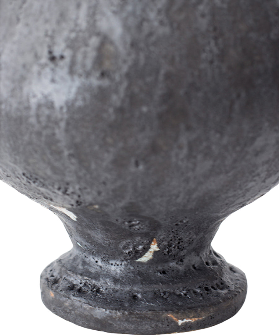 Stamnos Antracita Stoneware Vase