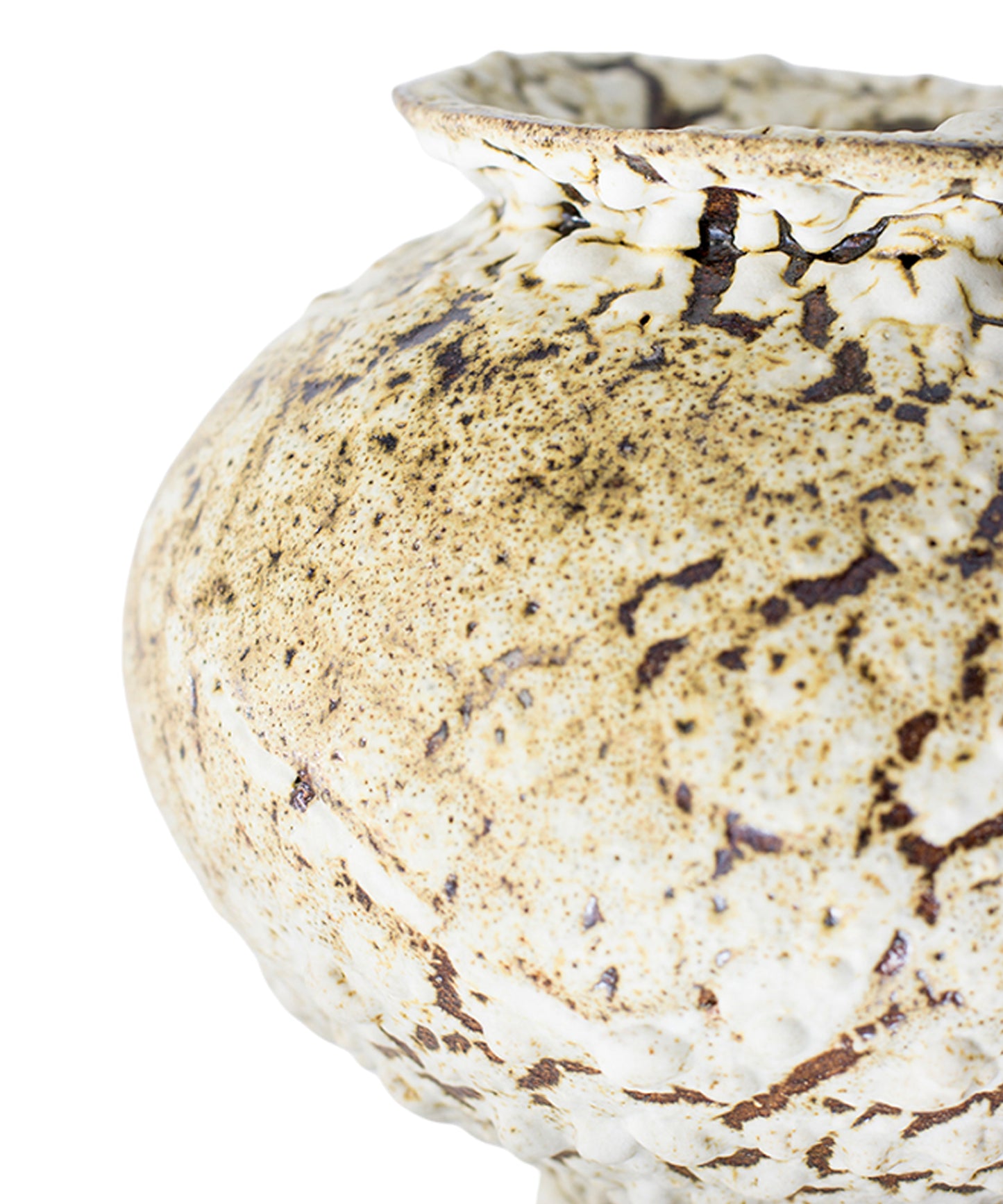 Stamnos Limonita Stoneware Vase