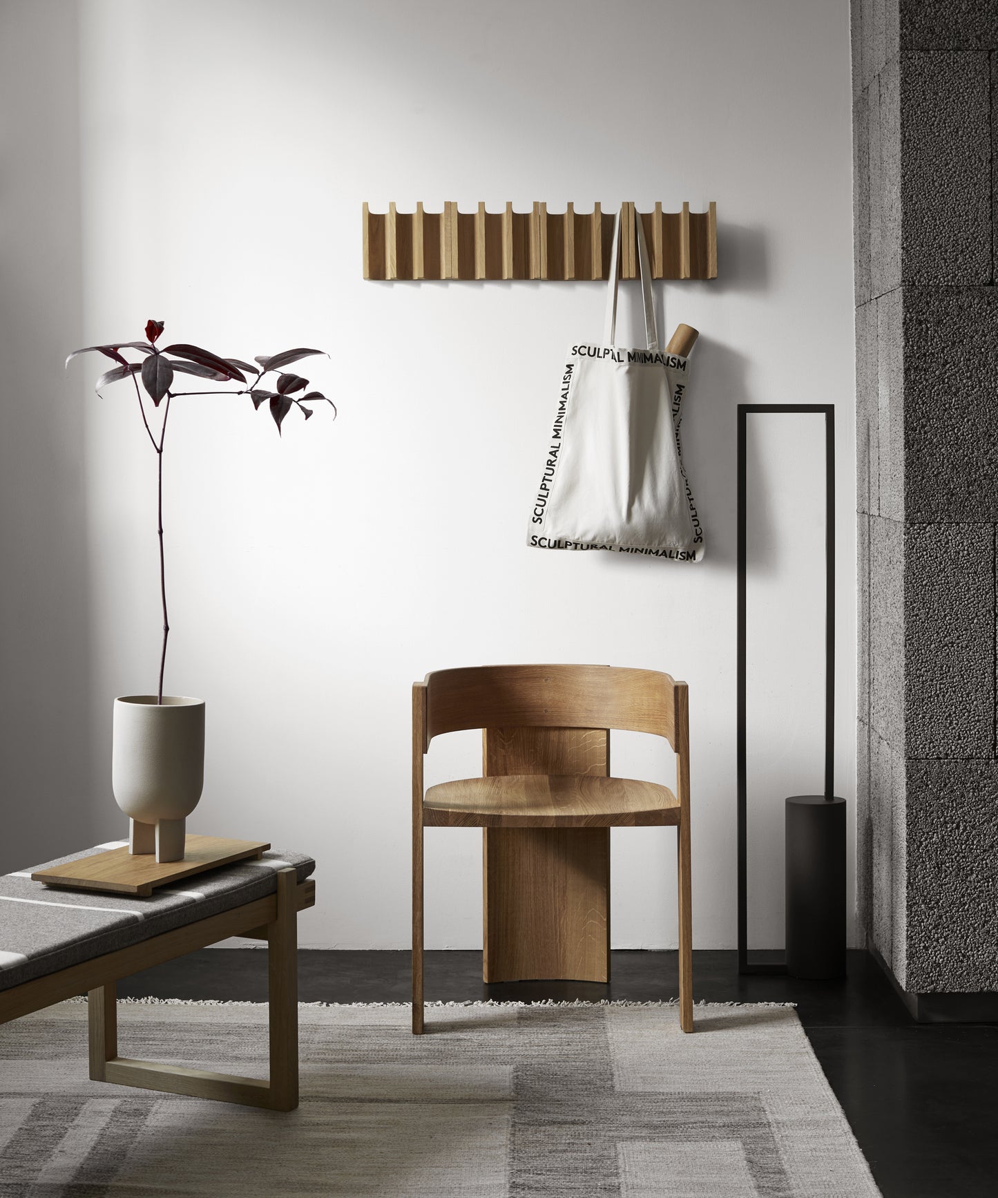 Column Coat Rack