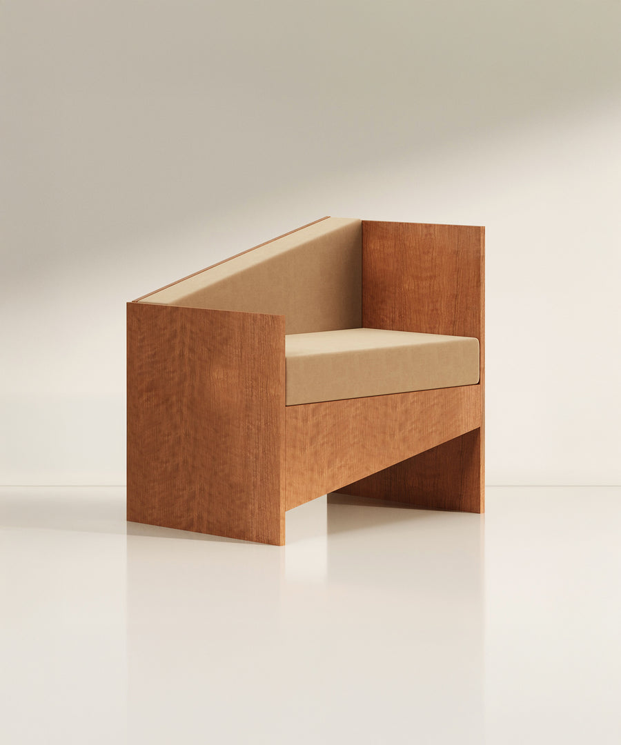 Level Wood Lounge Chair