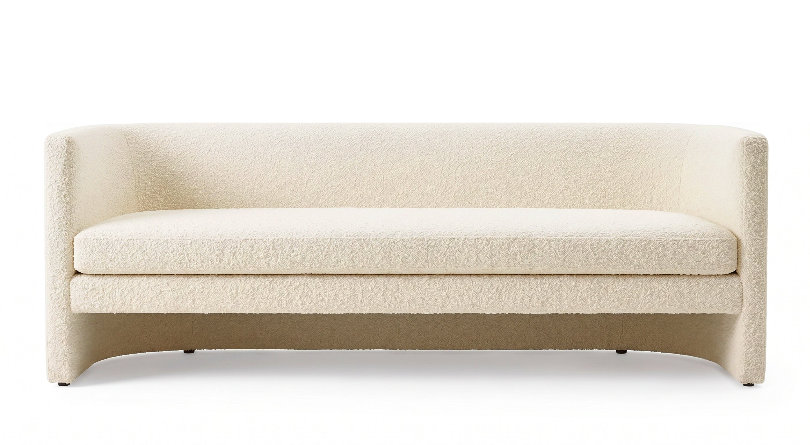 Arc Sofa - 60" - Ivory Boucle - Sample